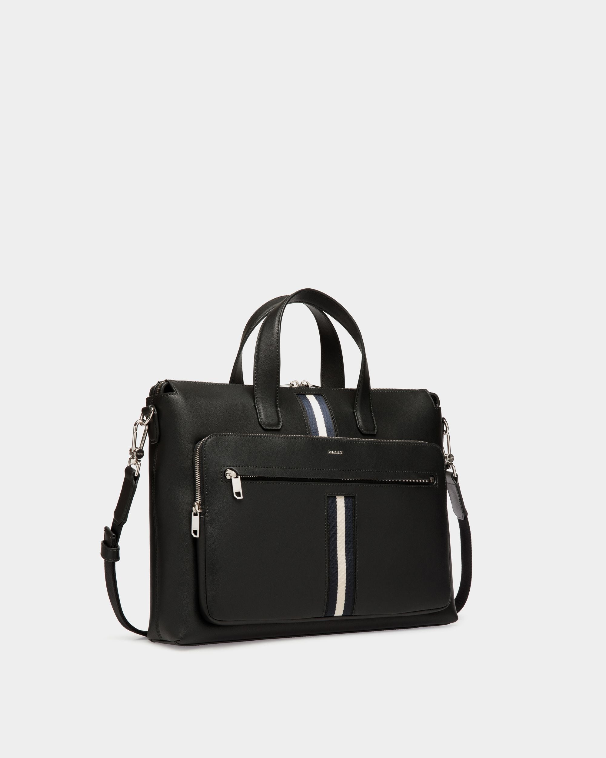 Cartella In Pelle Nera - Uomo - Bally - 03