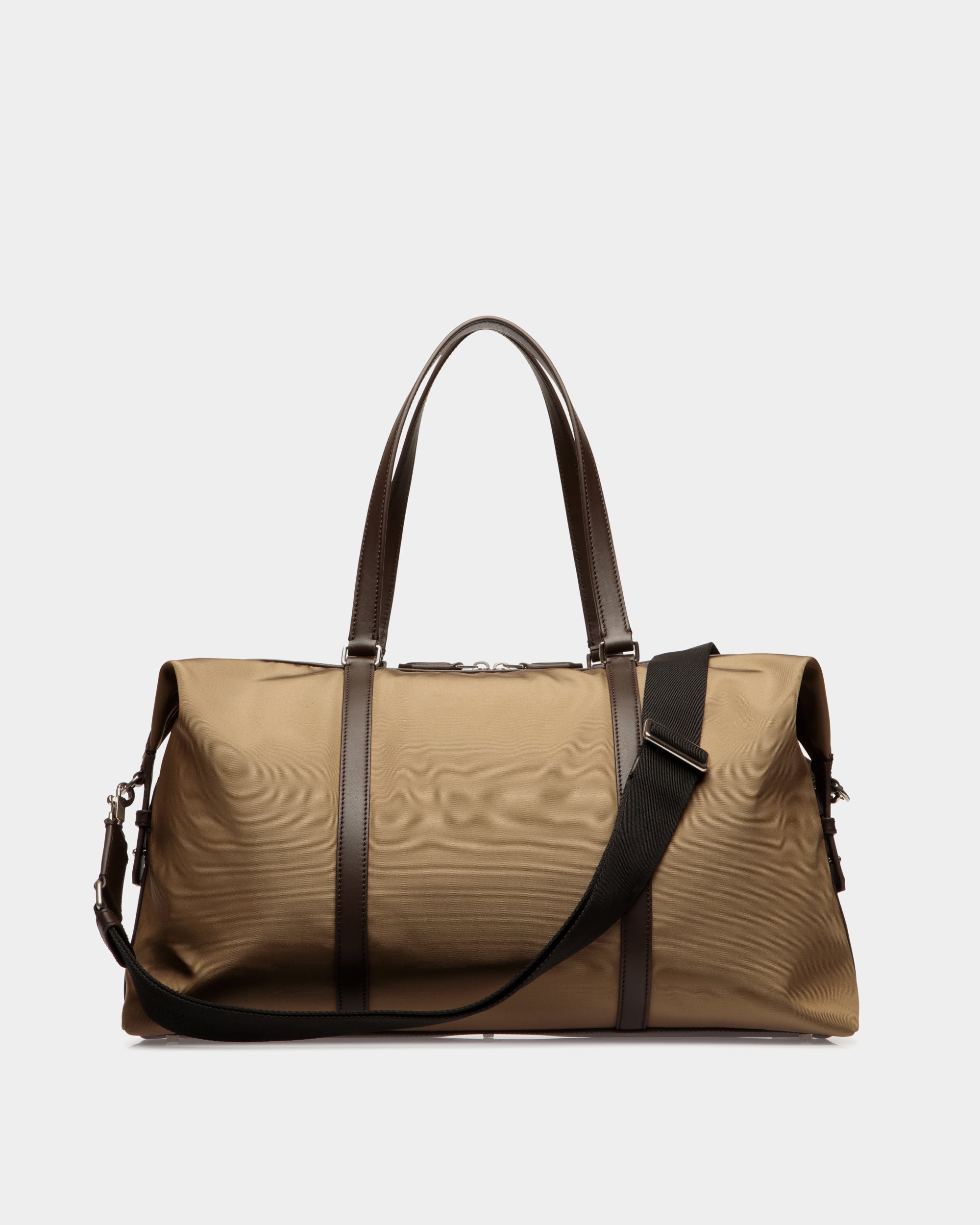 Borsa Weekender Code In Nylon Color Cammello - Uomo - Bally - 03
