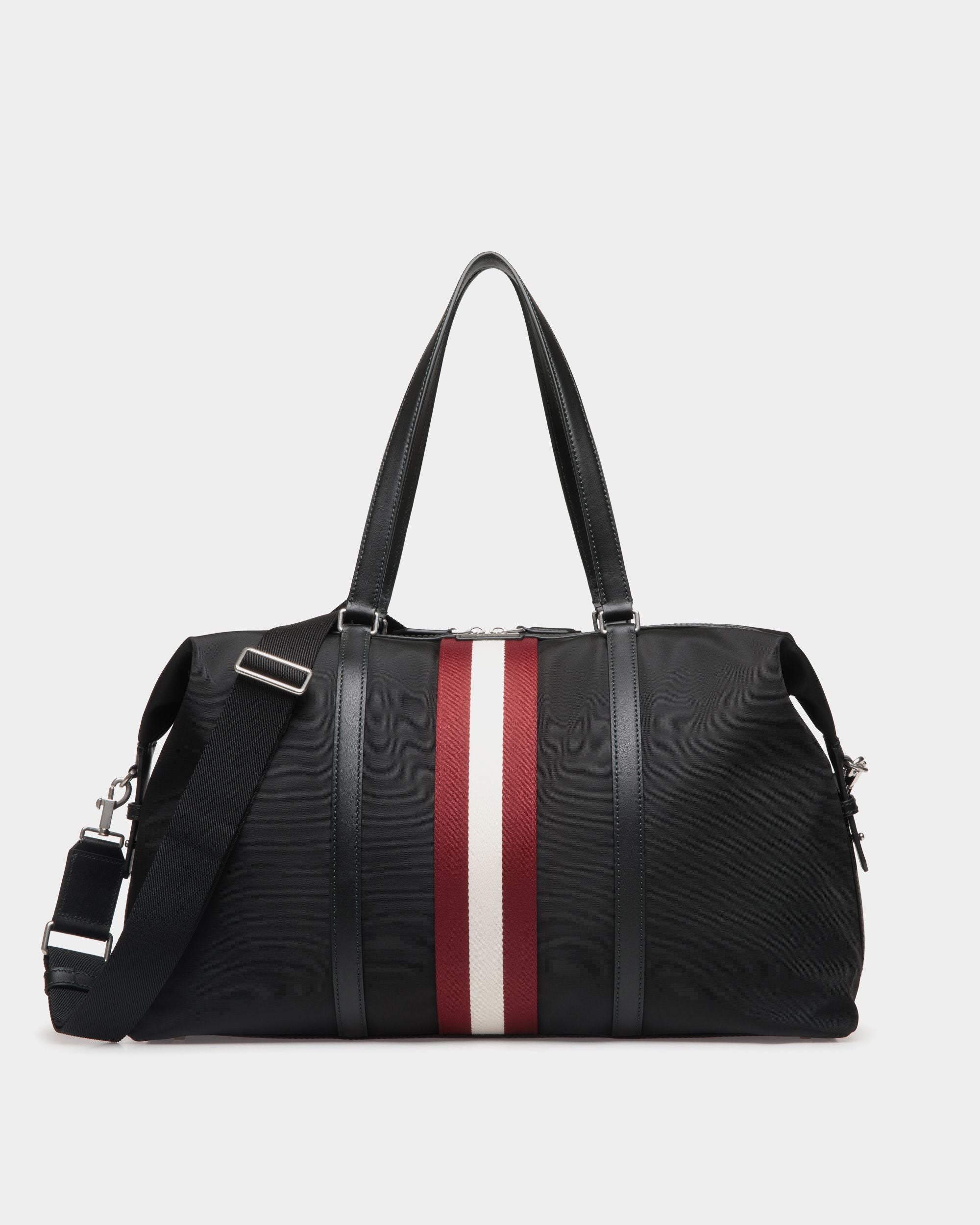 Borsa Weekender Code In Nylon Nero - Uomo - Bally - 01