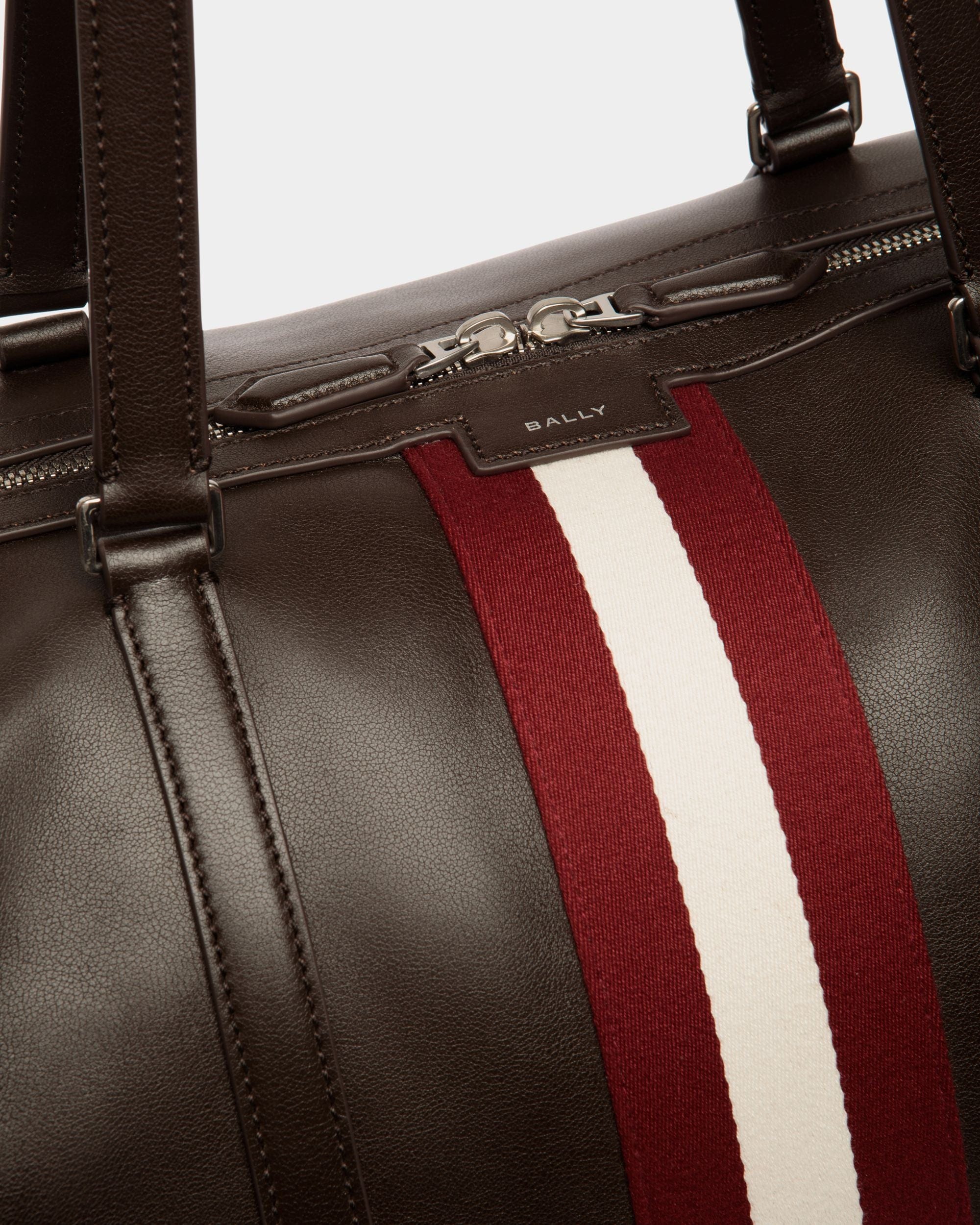 Reisetasche Code Aus Leder In Ebenholzschwarz - Herren - Bally - 05