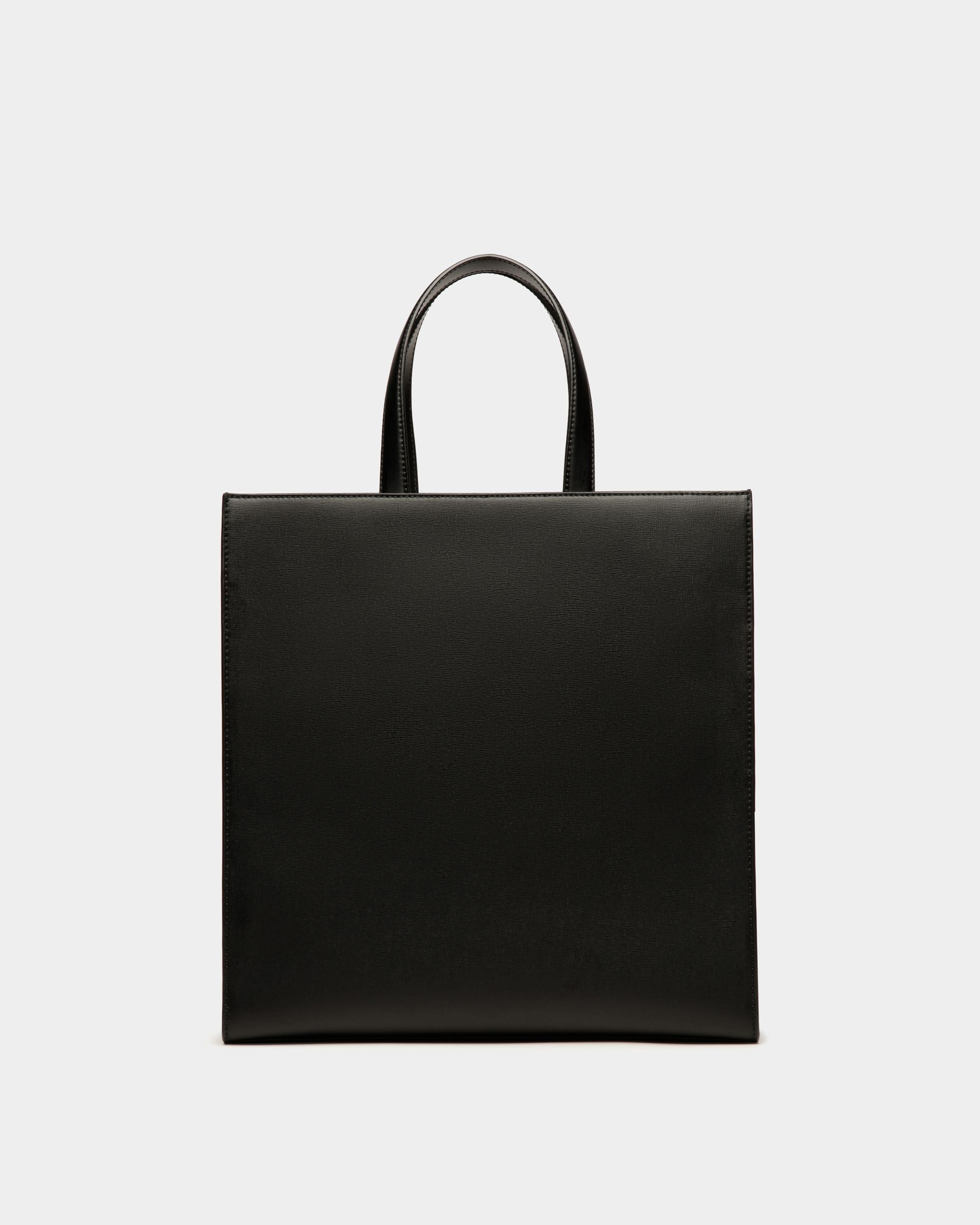 Mythos Tote In Black Recycled Leather - Men's - Bally - 02