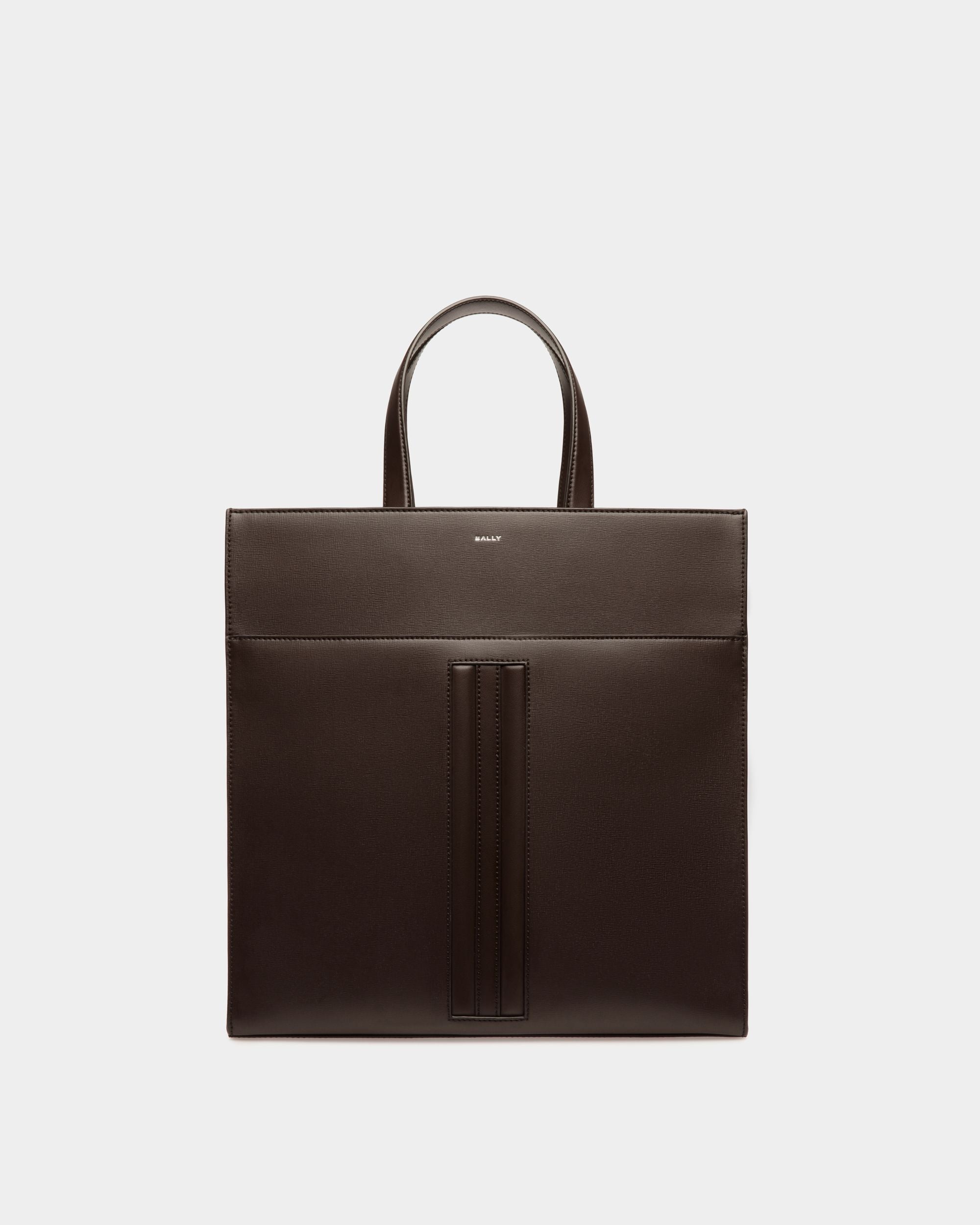 Mythos Tragetasche Aus Recyceltem Leder In Ebenholz - Uomo - Bally - 01