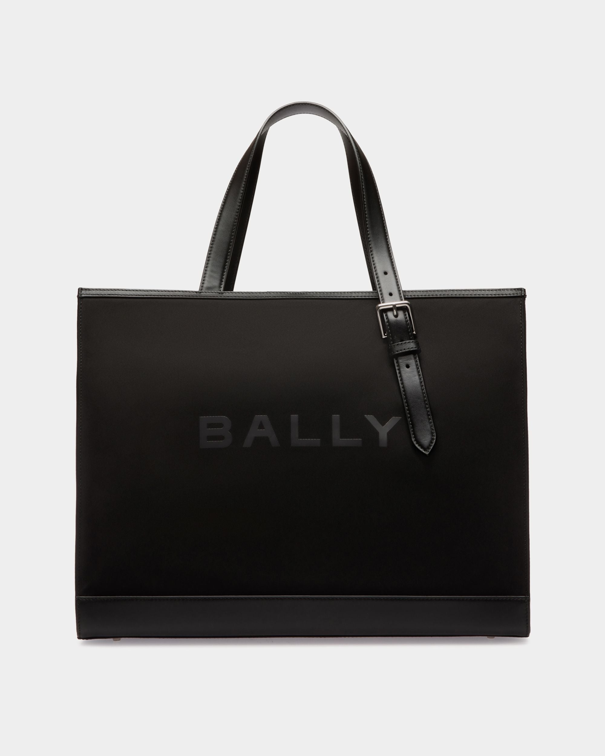 Bar Tragetasche Aus Nylon Und Leder In Schwarz - Herren - Bally - 01
