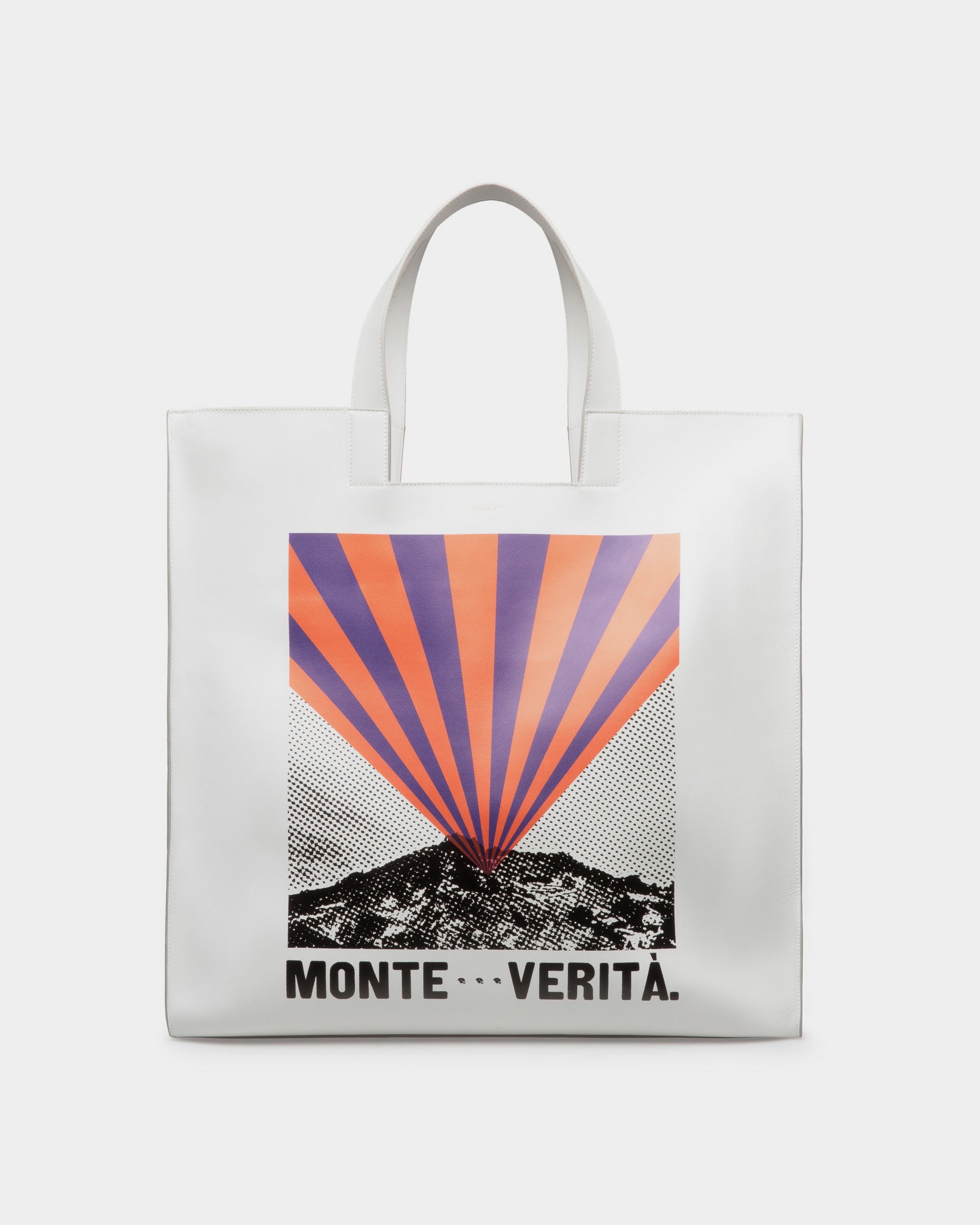 Sac Cabas Easy Bally En Cuir Imprimé Monte Verità - Homme - Bally - 01
