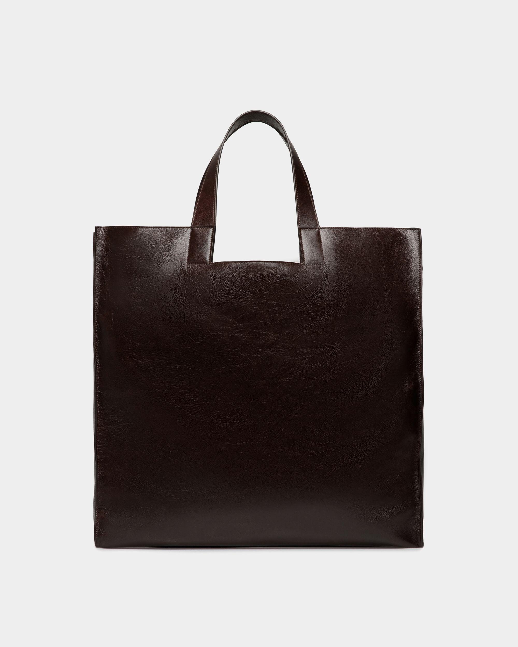 Easy Bally Tote in Ebano Leather - Men's - Bally - 03