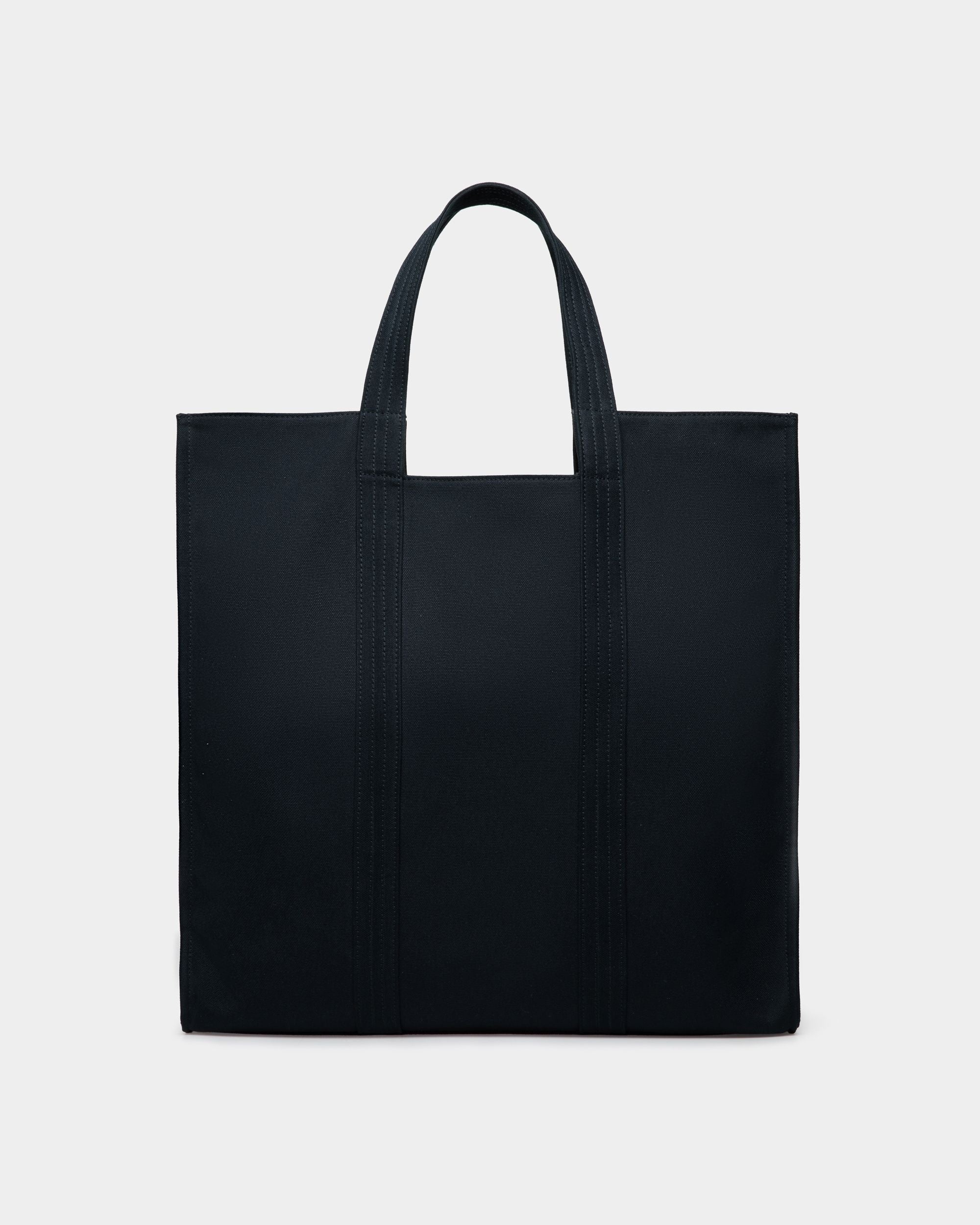 Easy Bally Tragetasche Aus Baumwollcanvas In Navy Blue - Herren - Bally - 02