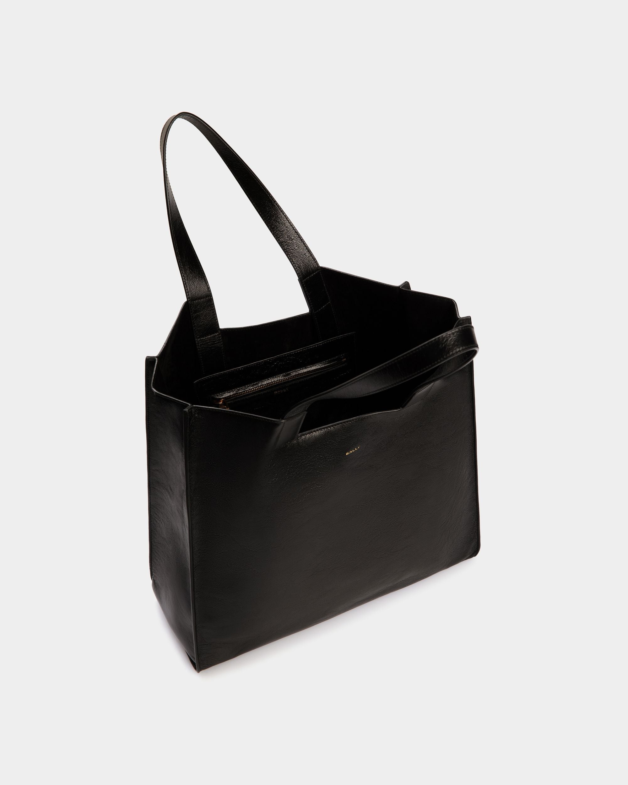 Easy Bally Tragetasche Aus Leder In Schwarz - Herren - Bally - 04