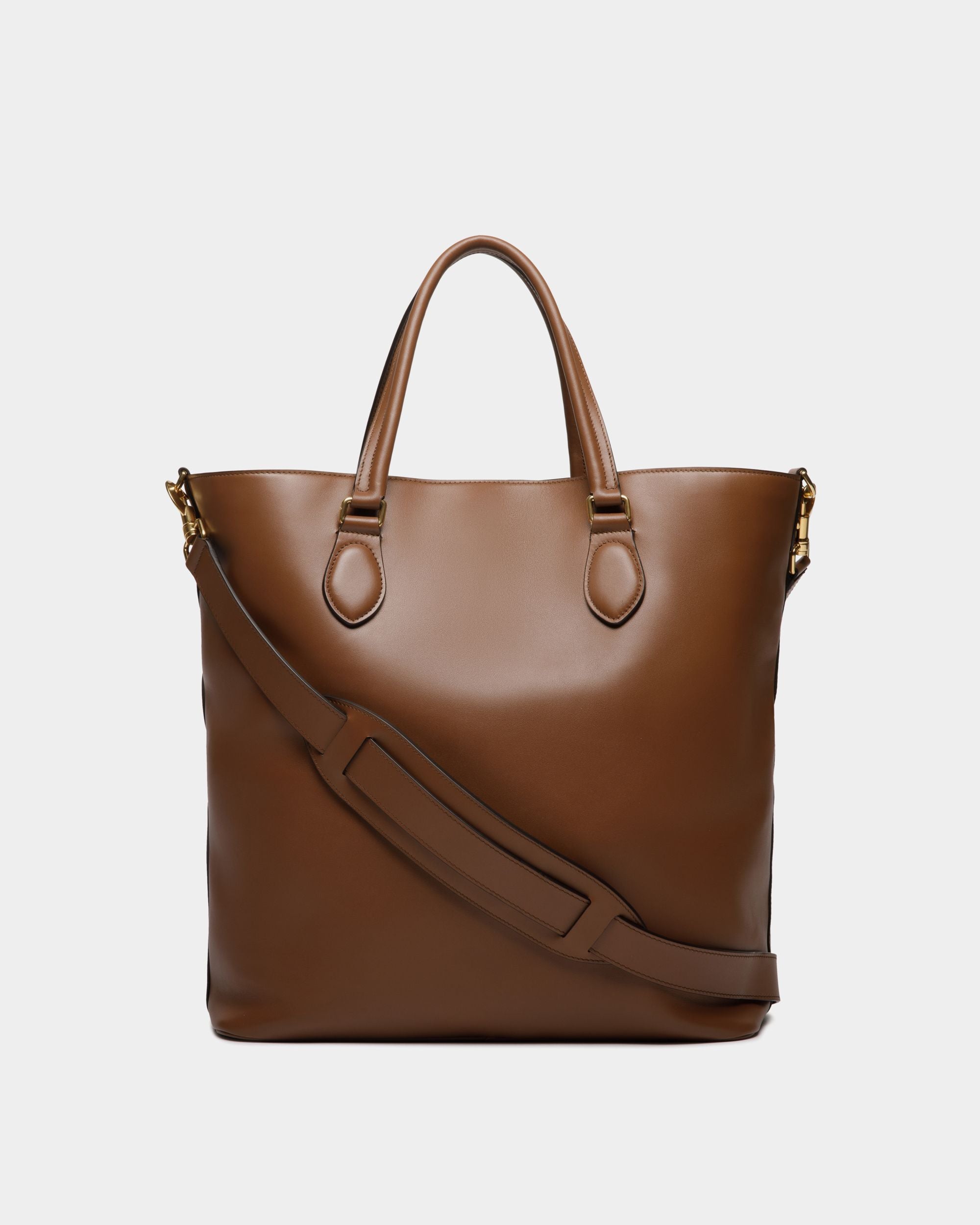 Tote Bag Beckett In Pelle Marrone - Uomo - Bally - 02