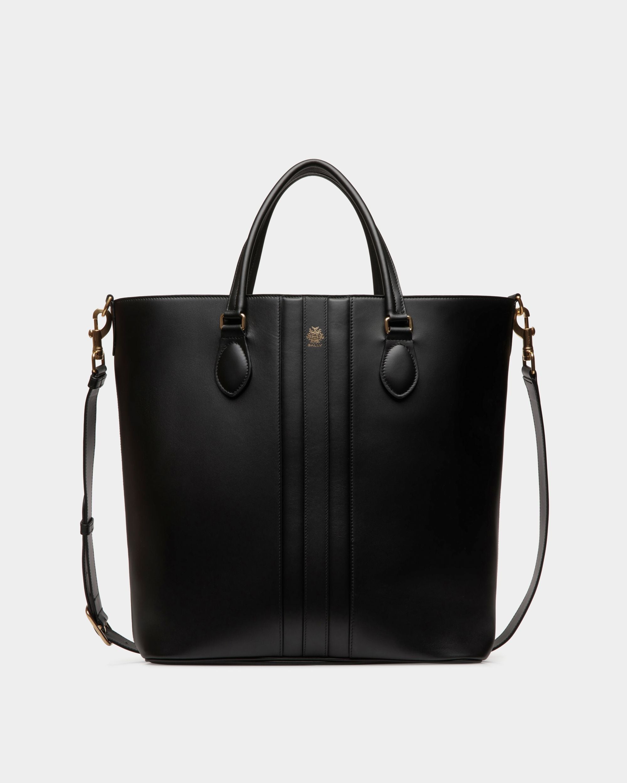 Beckett Tote In Black Leather - Herren - Bally - 01