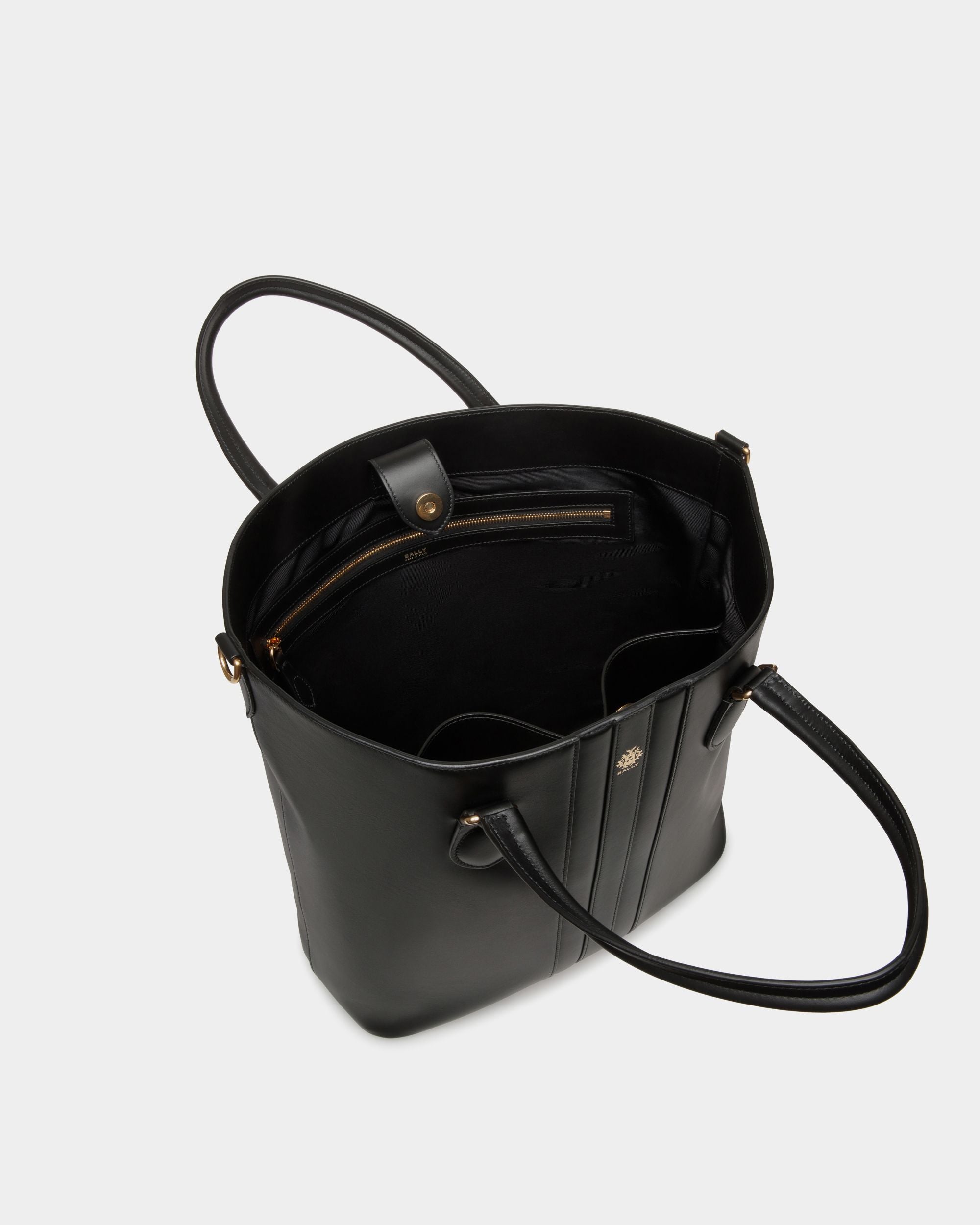 Beckett Tote In Black Leather - Herren - Bally - 04