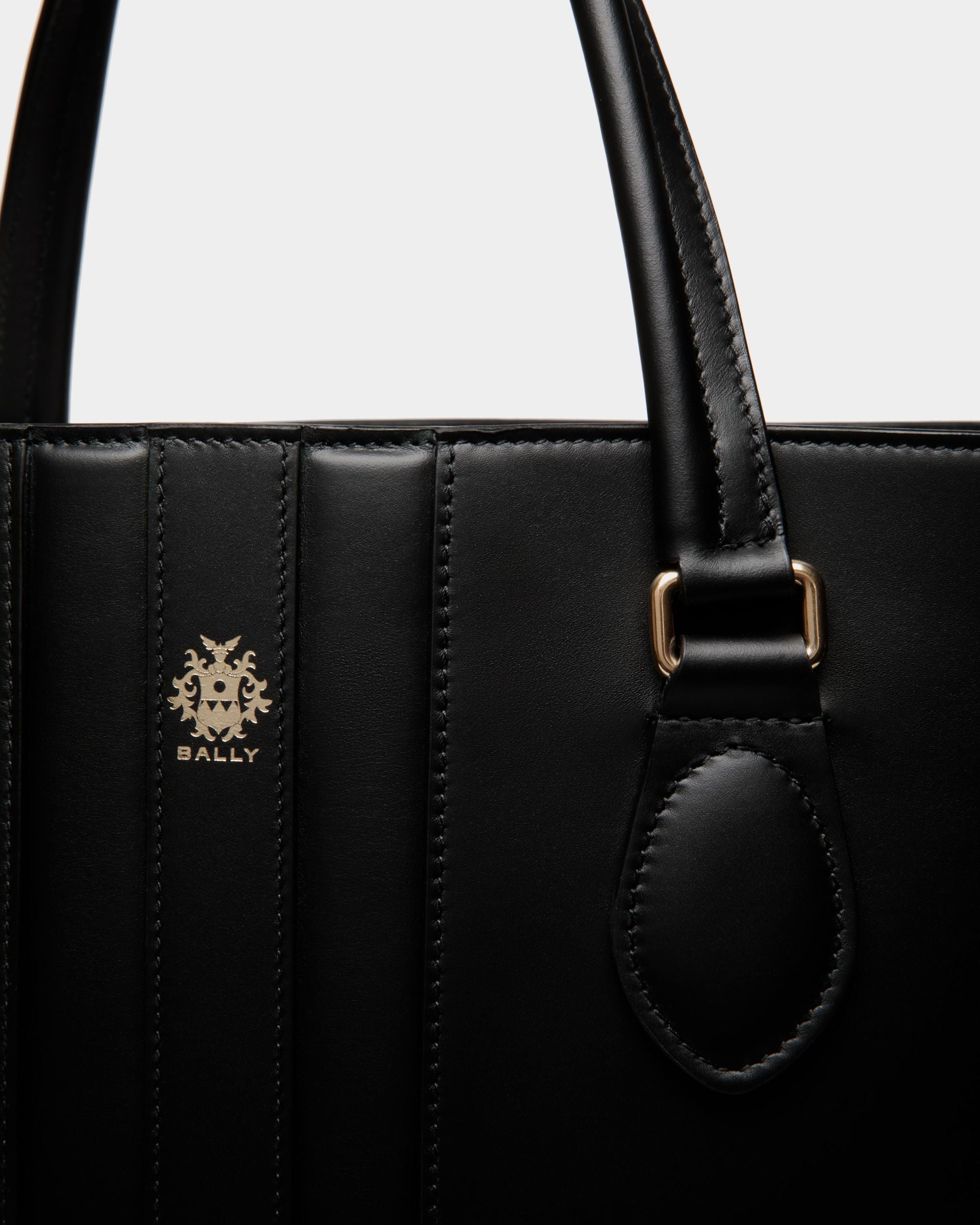Beckett Tote In Black Leather - Herren - Bally - 05