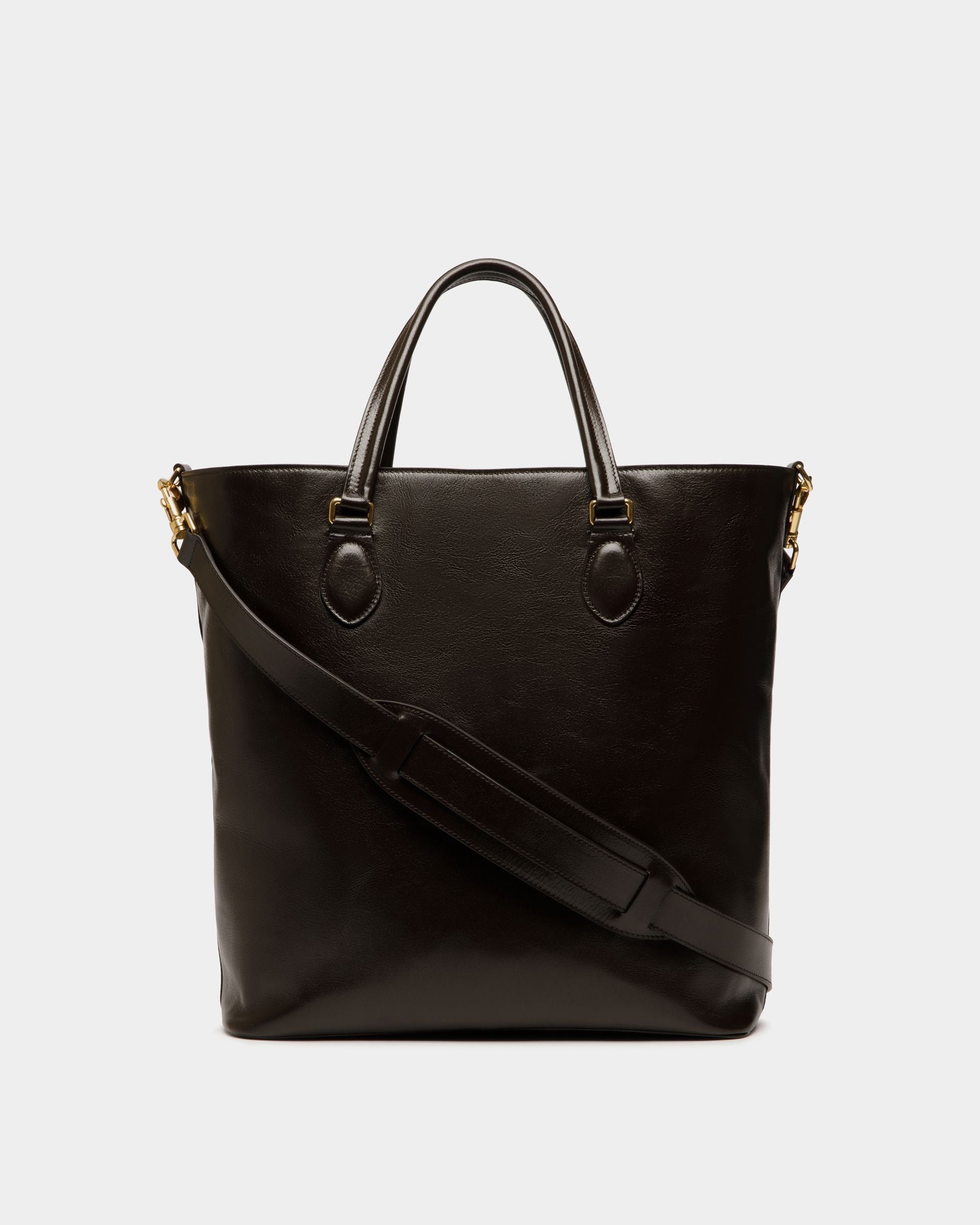 Beckett Tragetasche Aus Leder In Ebenholzschwarz - Herren - Bally - 03