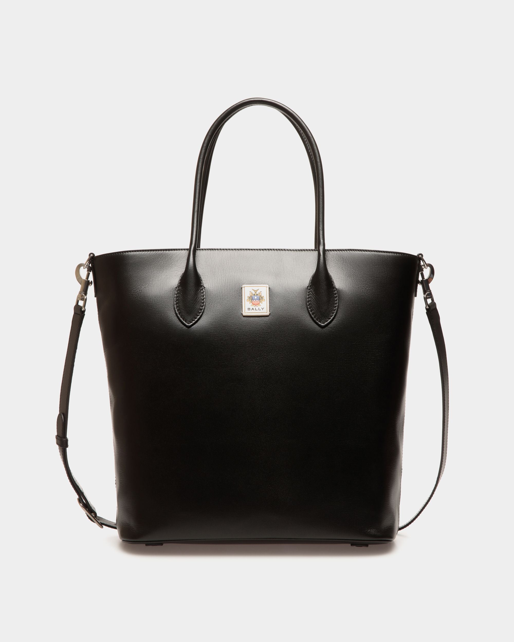 Easy Bally Tote In Black Leather - Men's - Bally - 01