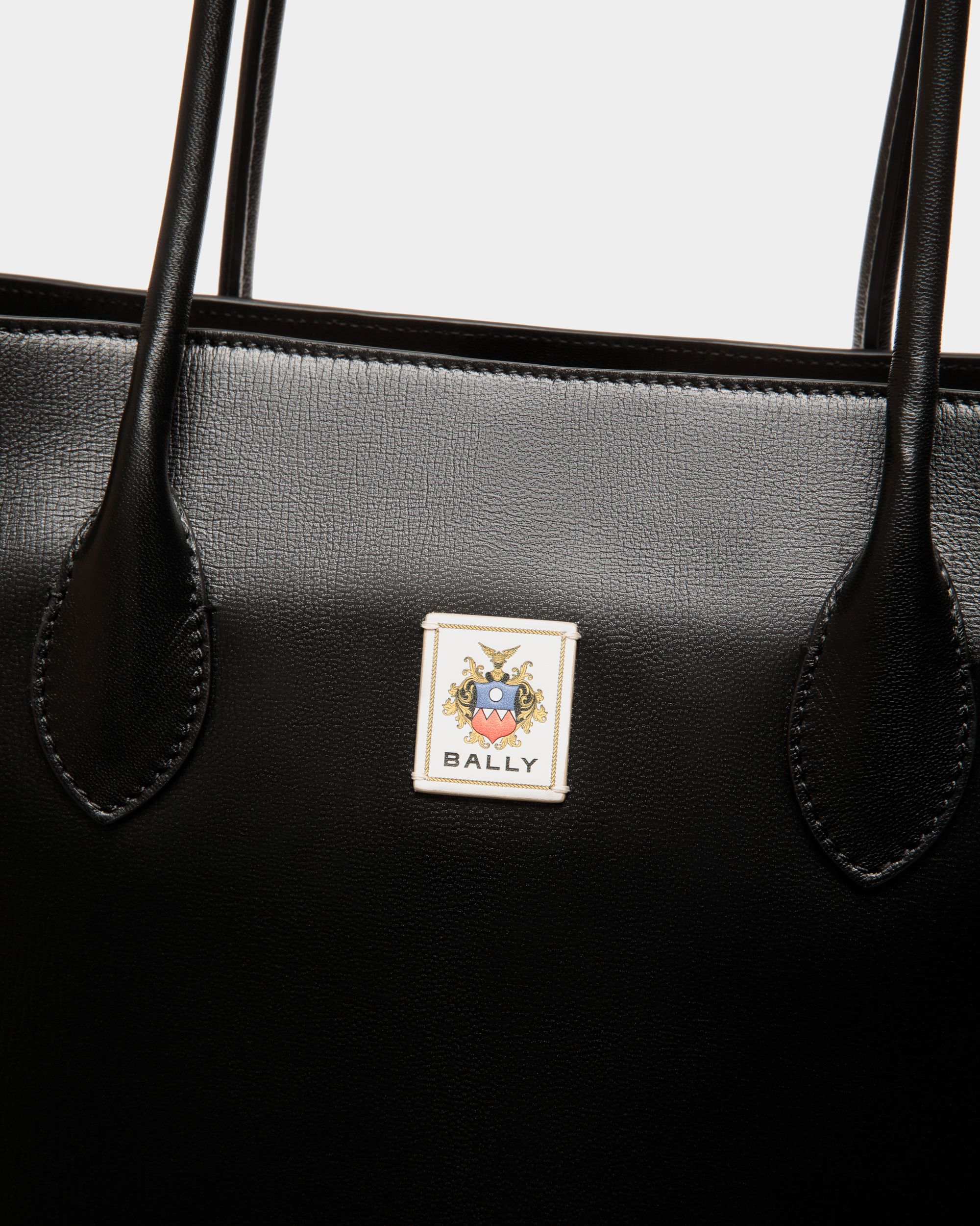 Easy Bally Tote In Black Leather - Men's - Bally - 06