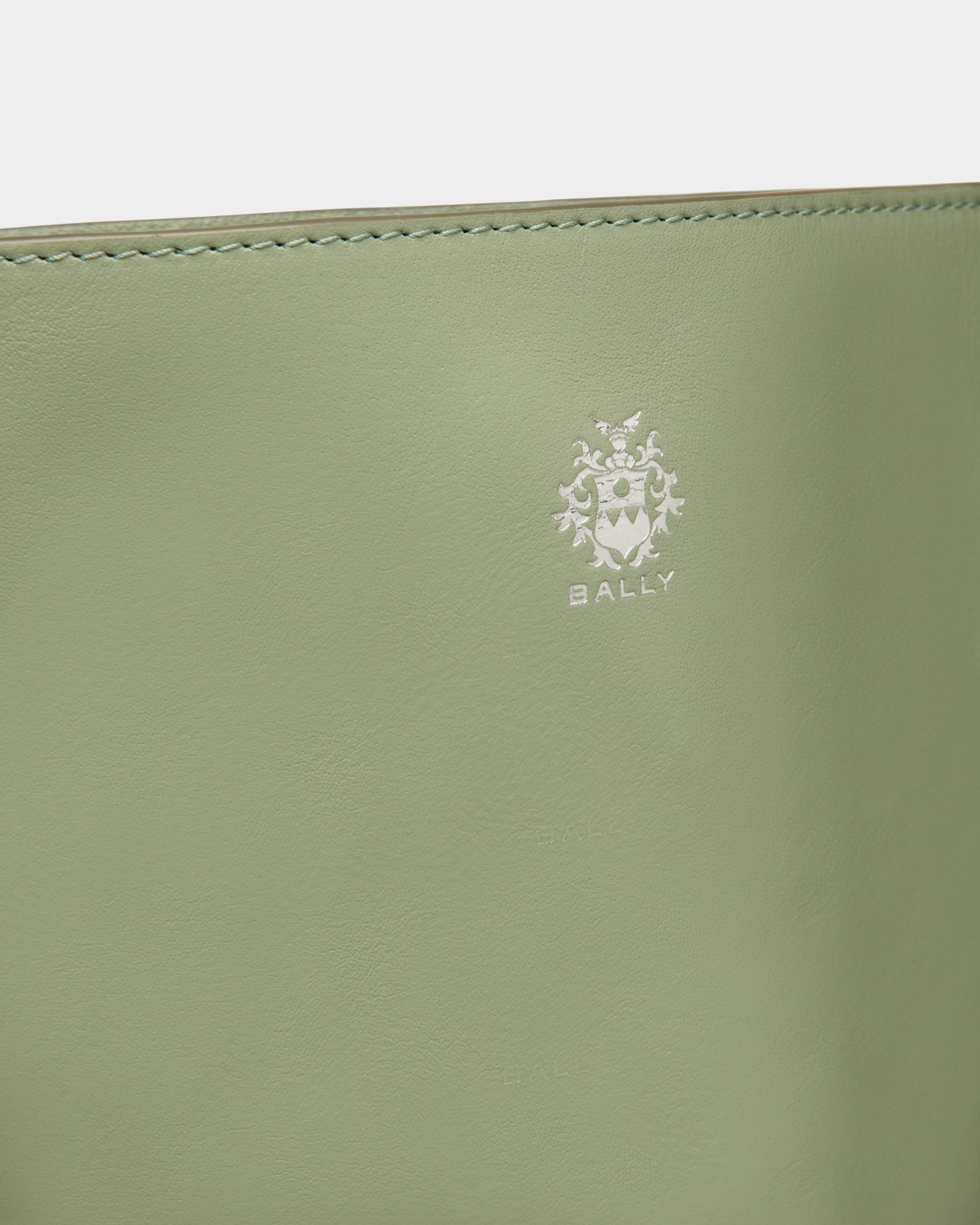 Beckett Tragetasche Aus Leder In Olive Green - Uomo - Bally - 06