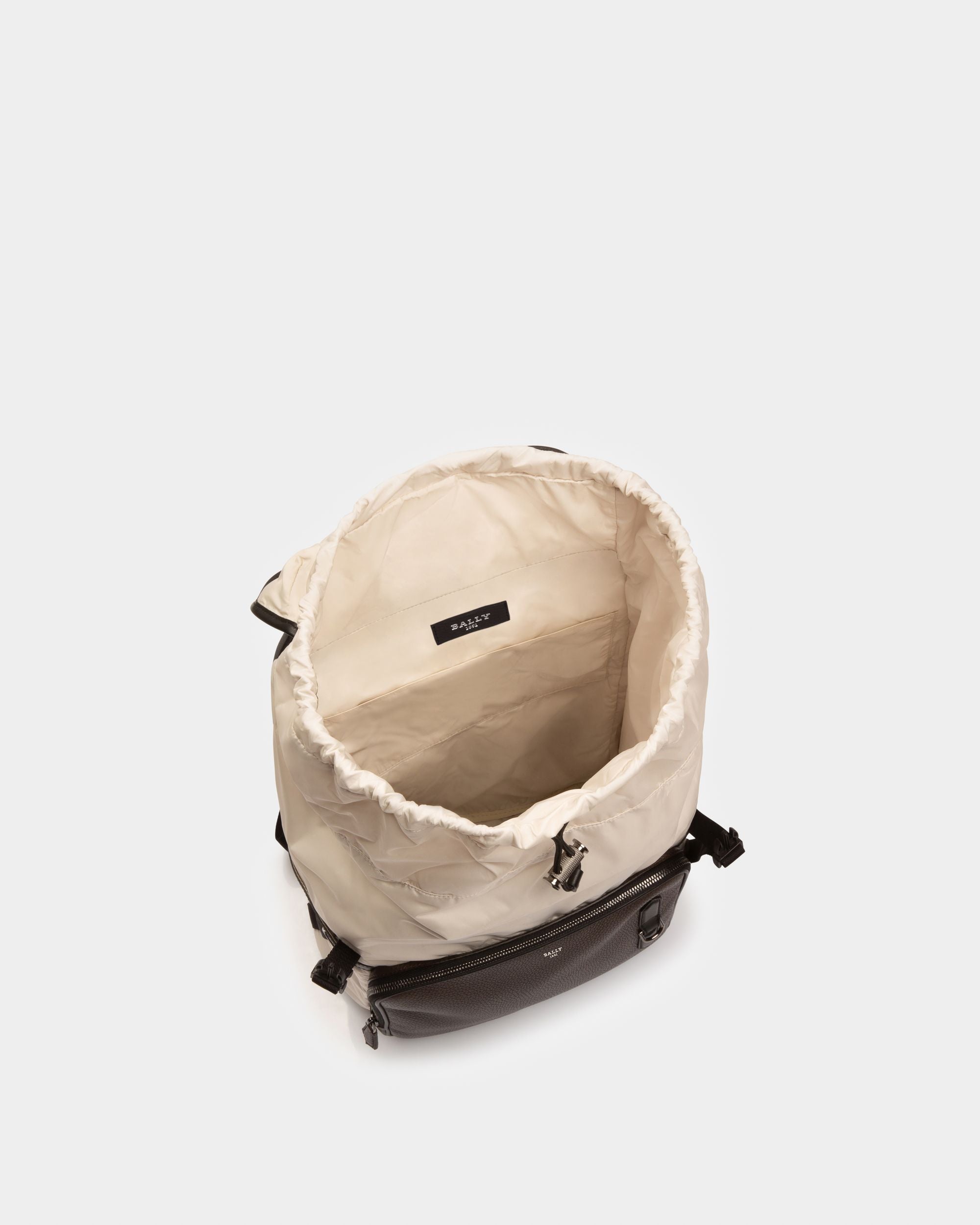 Bergmann Sac À Dos En Nylon Recyclé Blanc Poensiéreux - Homme - Bally - 04