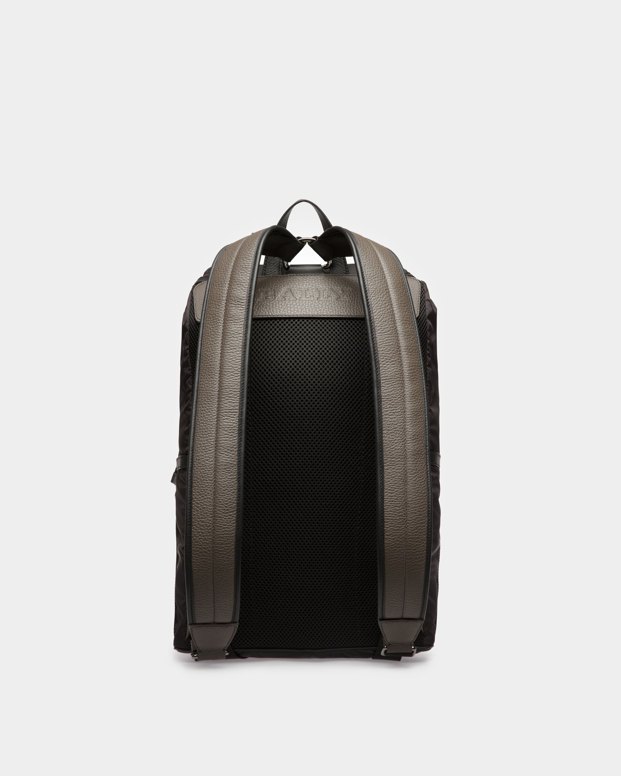 Bergmann Rucksack Aus Schwarzem Recycling-Nylon - Herren - Bally - 03