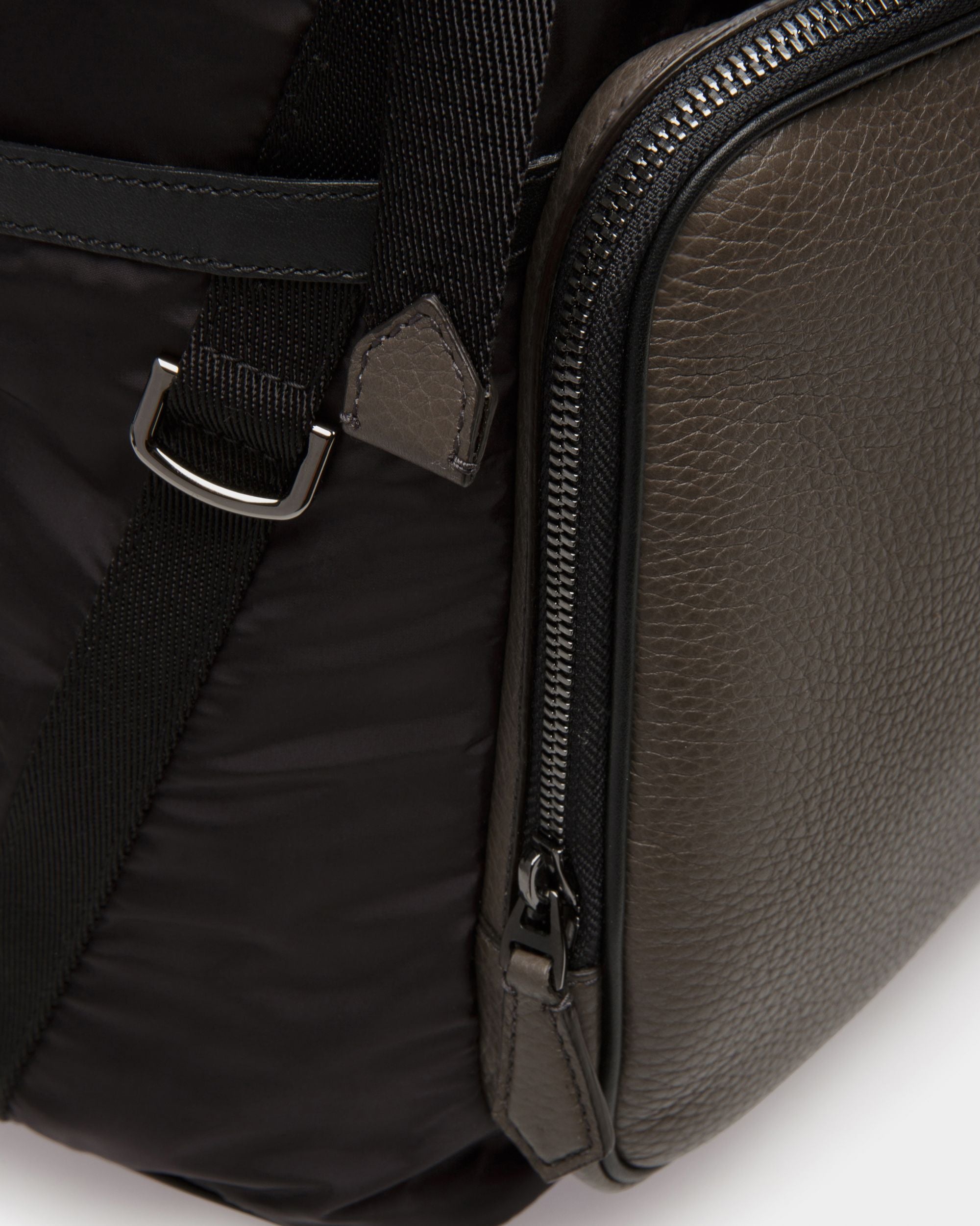Bergmann Rucksack Aus Schwarzem Recycling-Nylon - Herren - Bally - 05