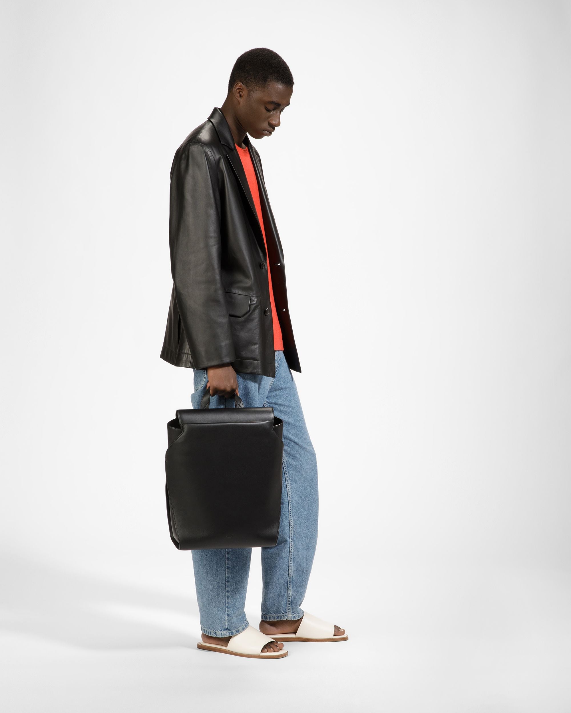 Azorin Zaino In Pelle Nera - Uomo - Bally - 06
