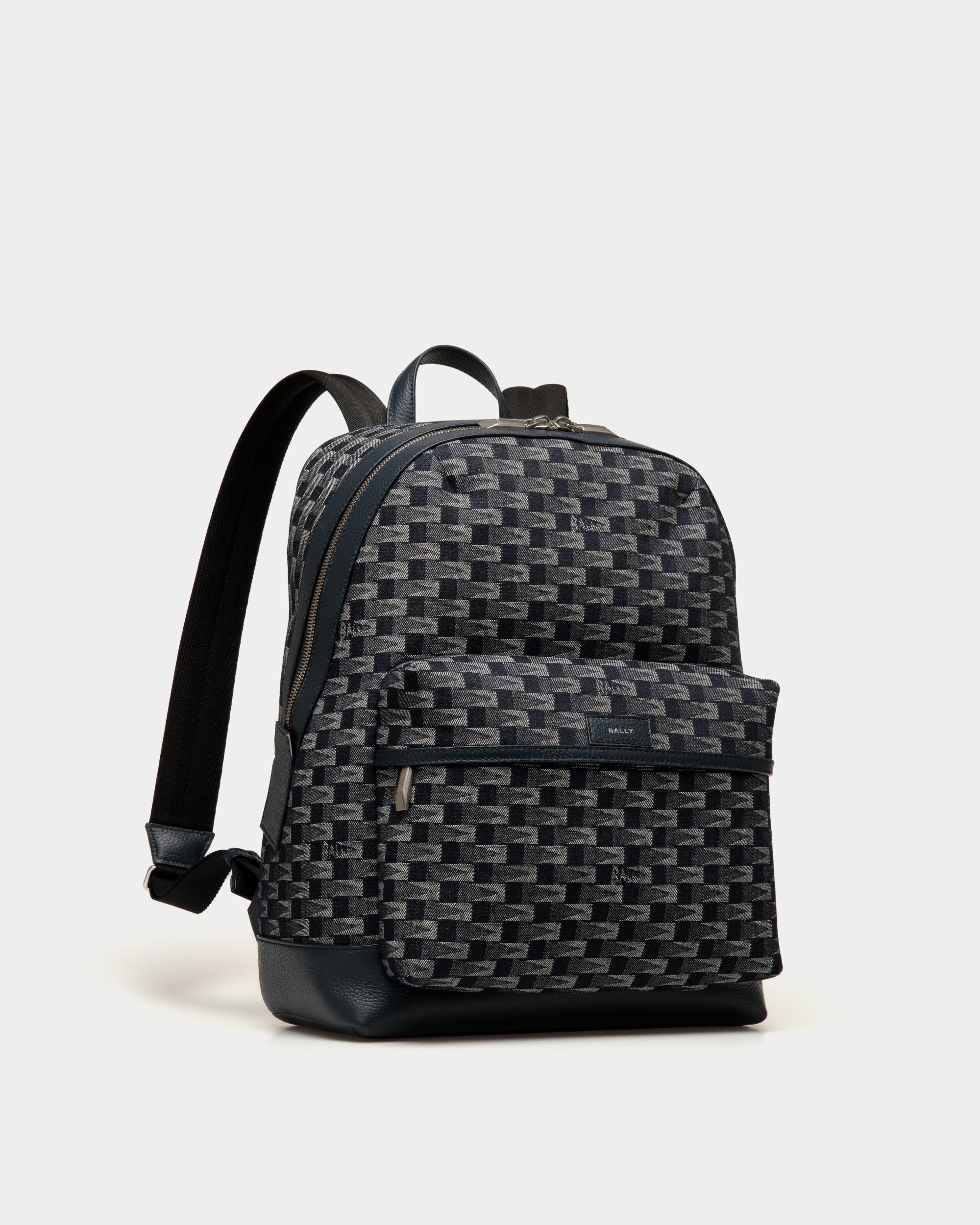 Zaino Pennant In Tessuto Denim - Uomo - Bally - 03