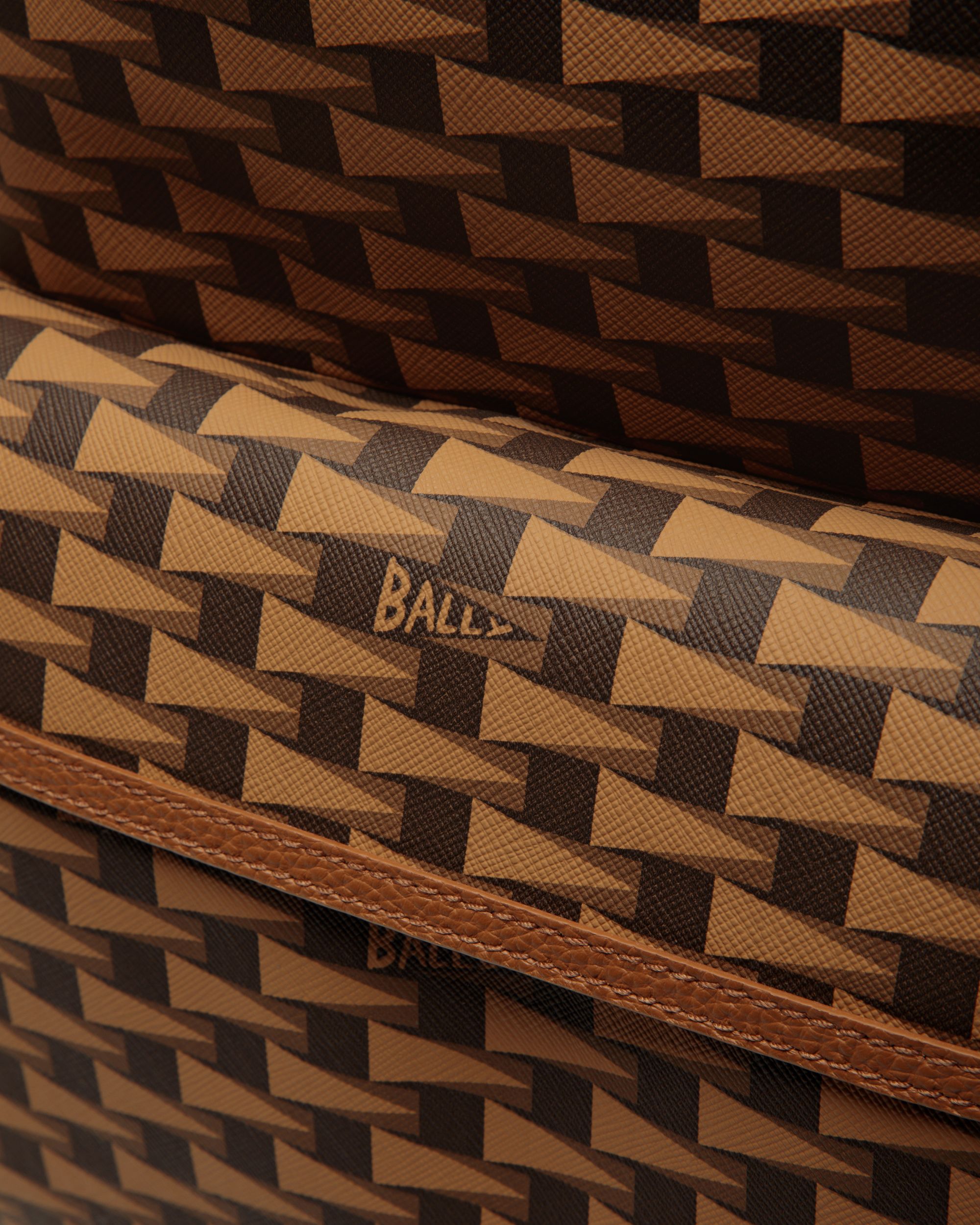 Sac À Dos Pennant TPU Couleur Sable - Homme - Bally - 06