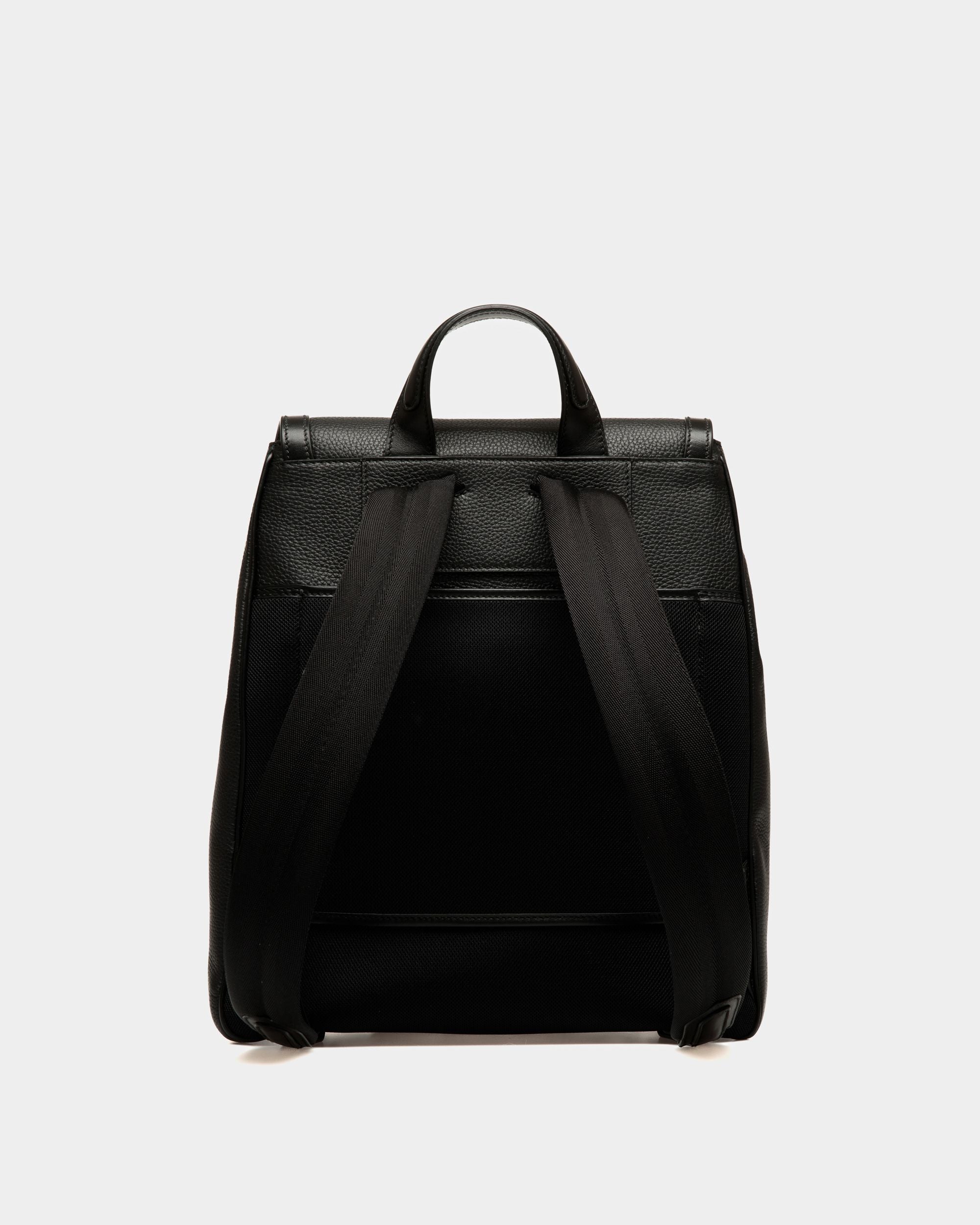Spin Rucksack Aus Genarbtem Leder In Schwarz - Herren - Bally - 03
