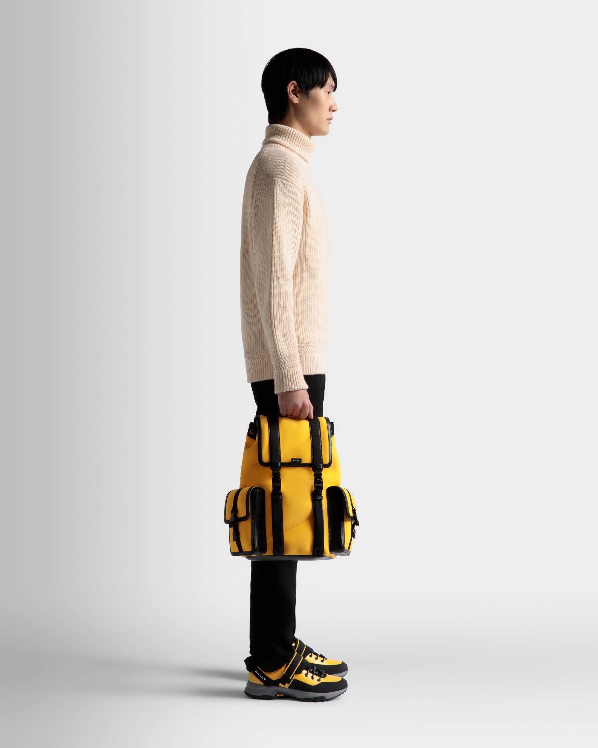 Sac À Dos Mountain En Néoprène Jaune - Homme - Bally - 02