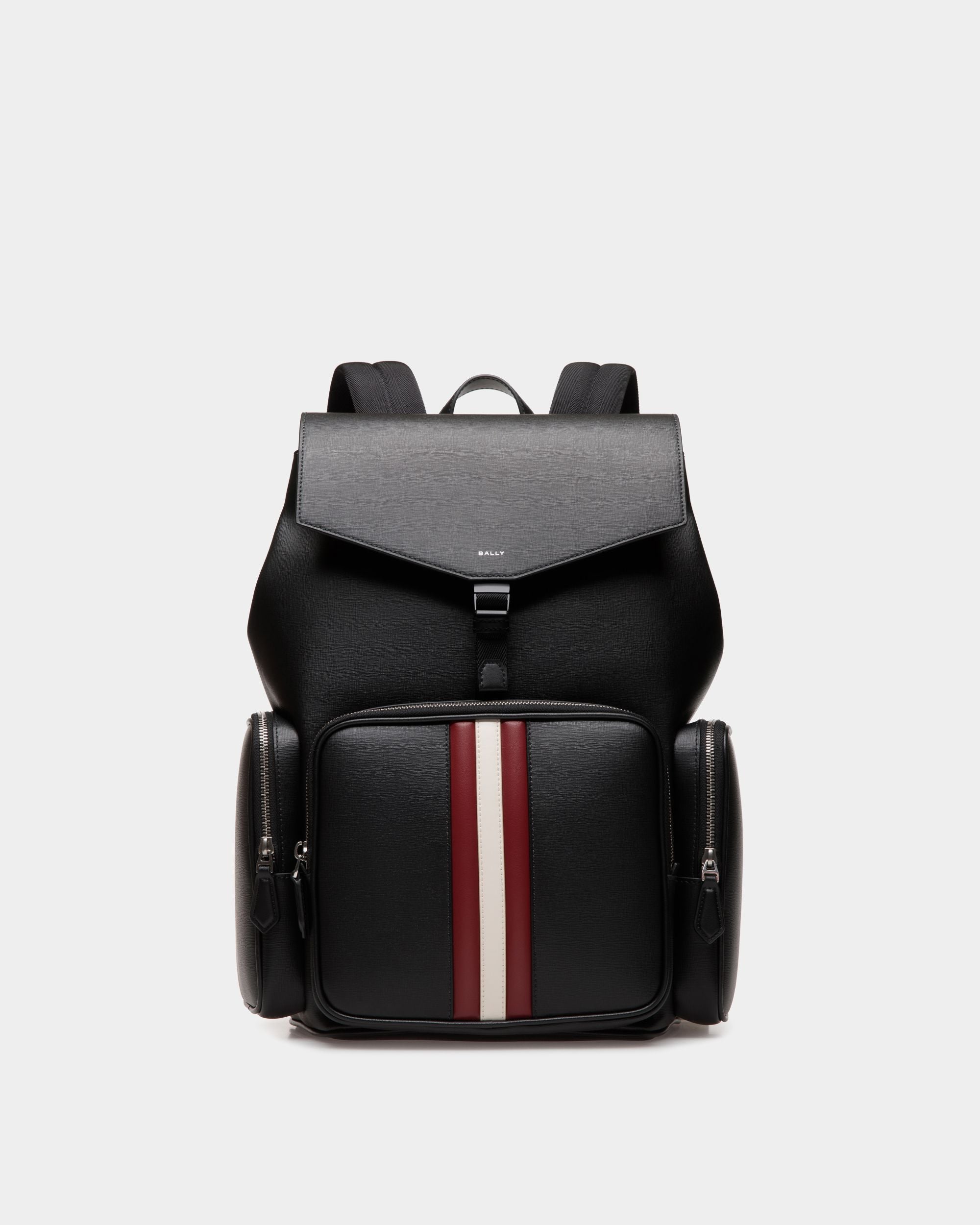 Mythos Rucksack Aus Recyceltem Leder In Schwarz - Men's - Bally - 01