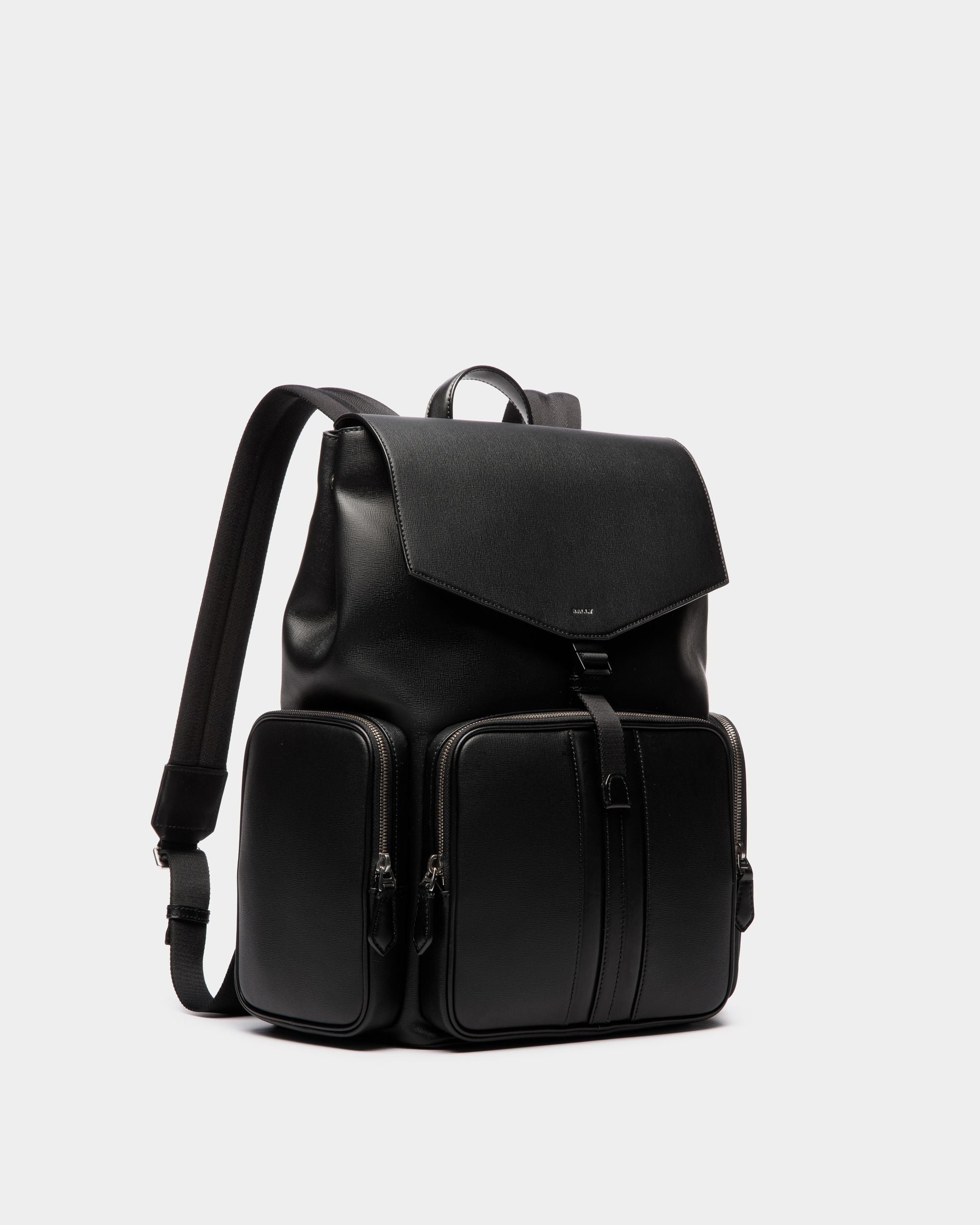 Mythos Rucksack Aus Recyceltem Leder In Schwarz - Herren - Bally - 03