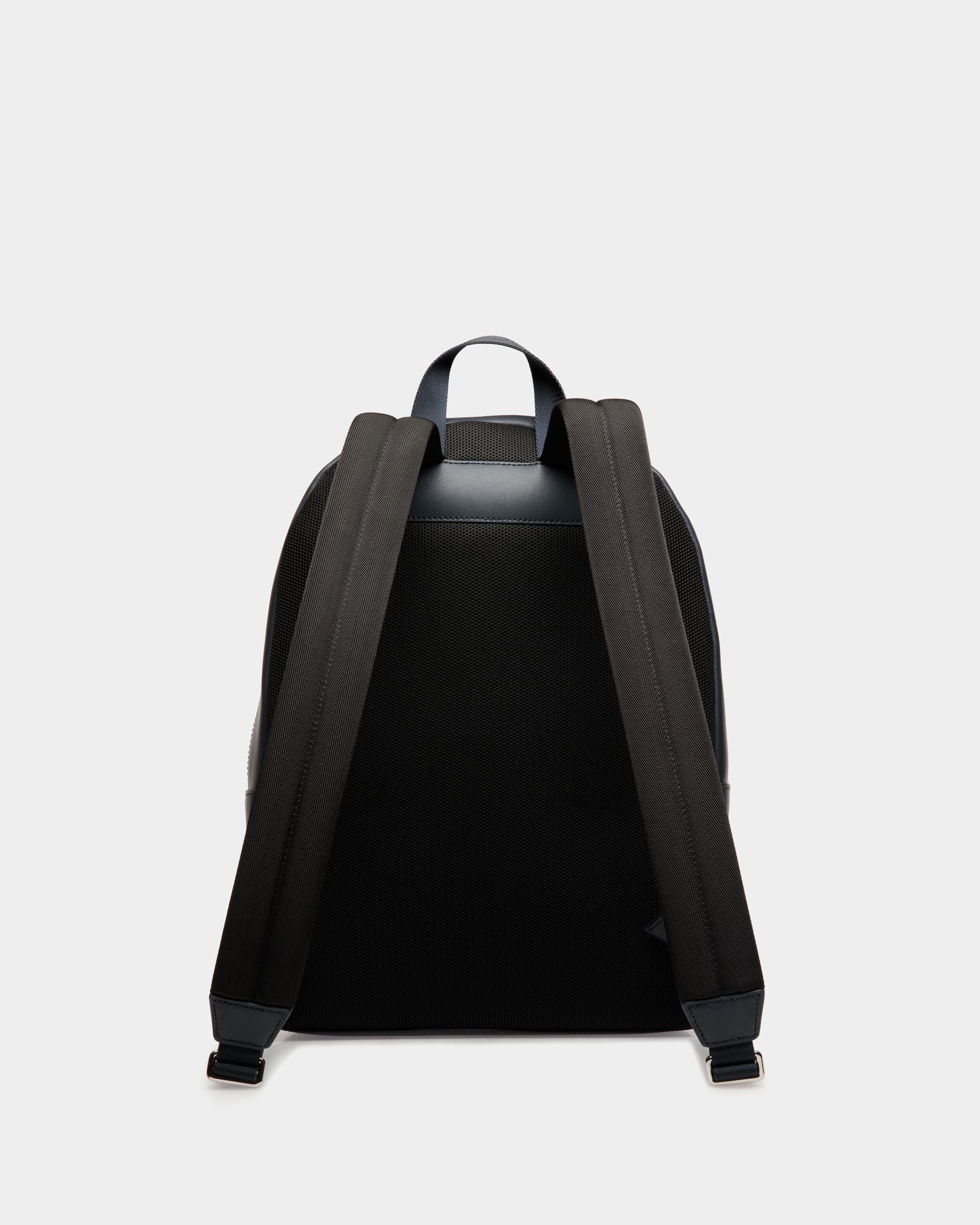 Backpack In Blue Leather - Uomo - Bally - 02