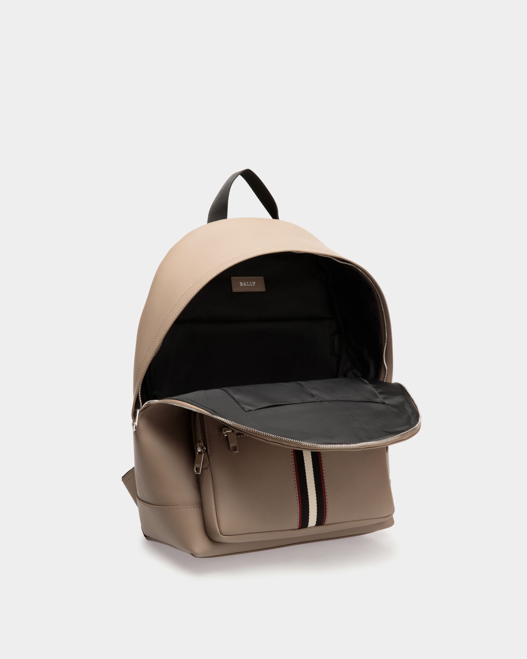 Backpack In Brown  Leather - Herren - Bally - 04