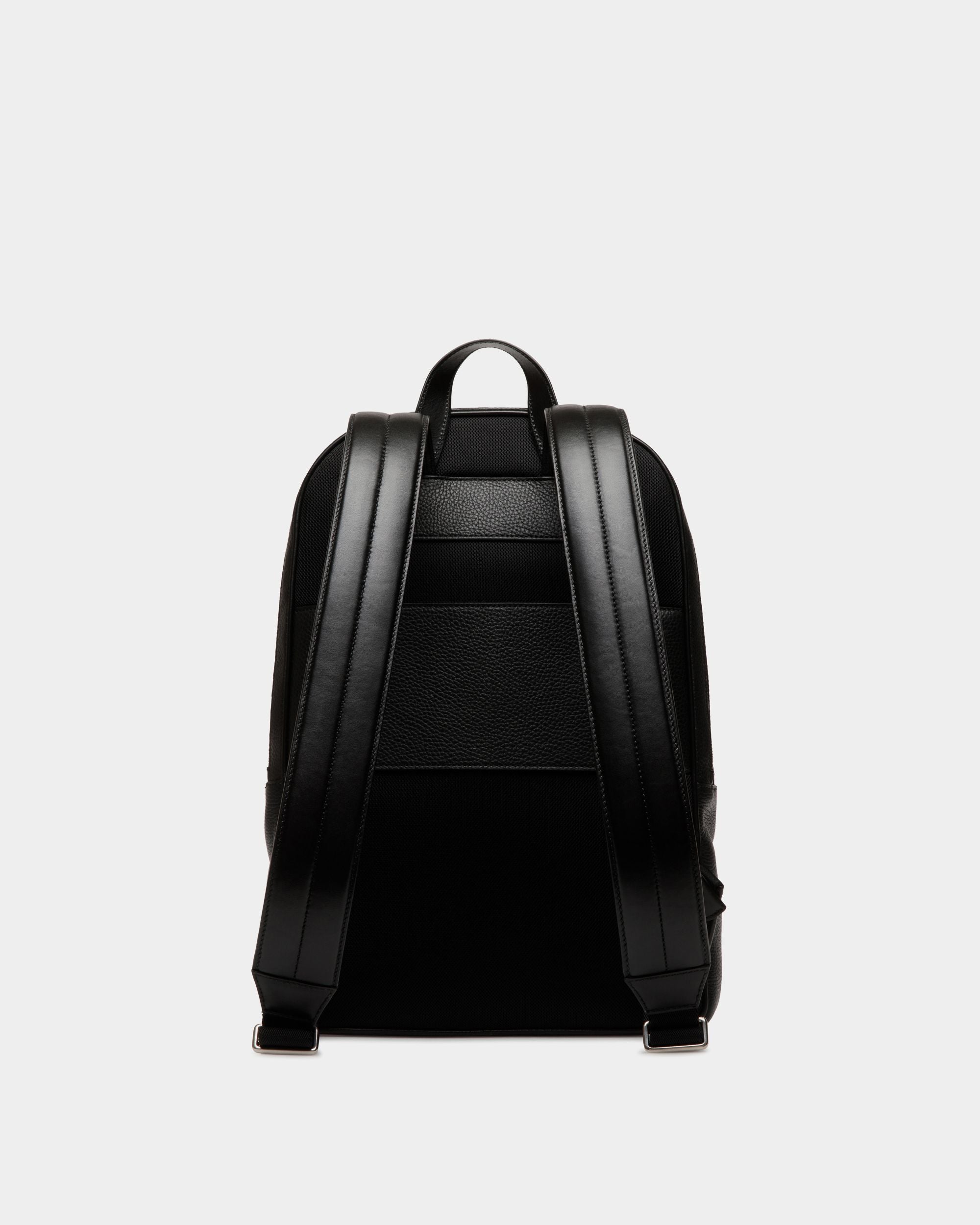 Oeden Backpack In Black Leather - Uomo - Bally - 02