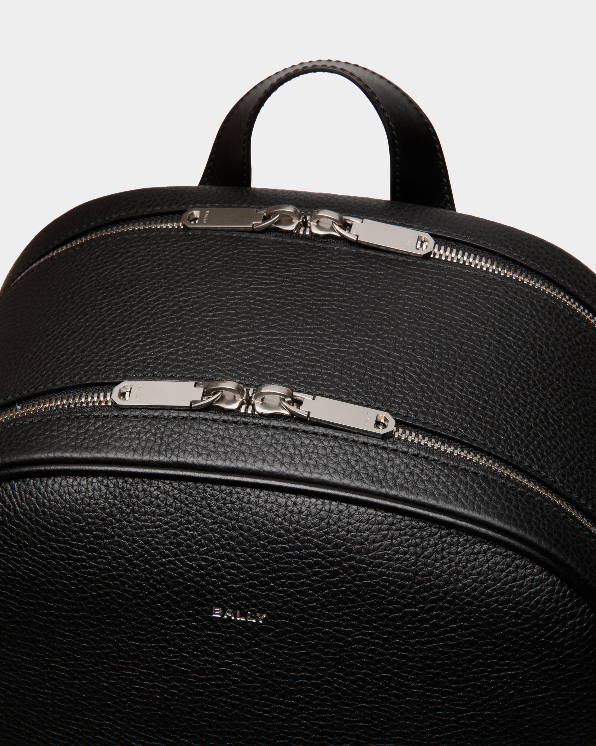 Oeden Backpack In Black Leather - Herren - Bally - 05