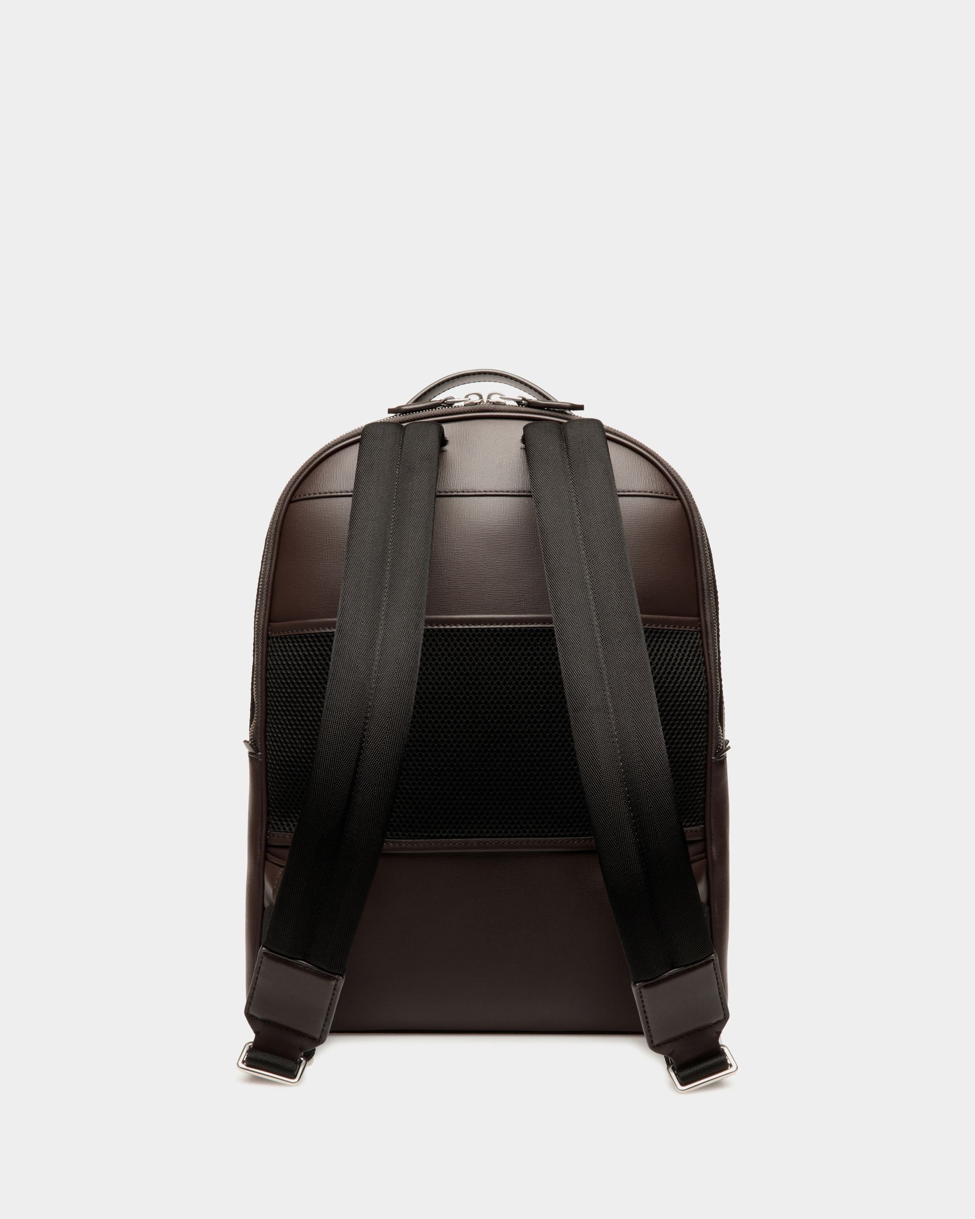 Mythos Backpack in Ebano Recycled Leather - Men's - Bally - 03