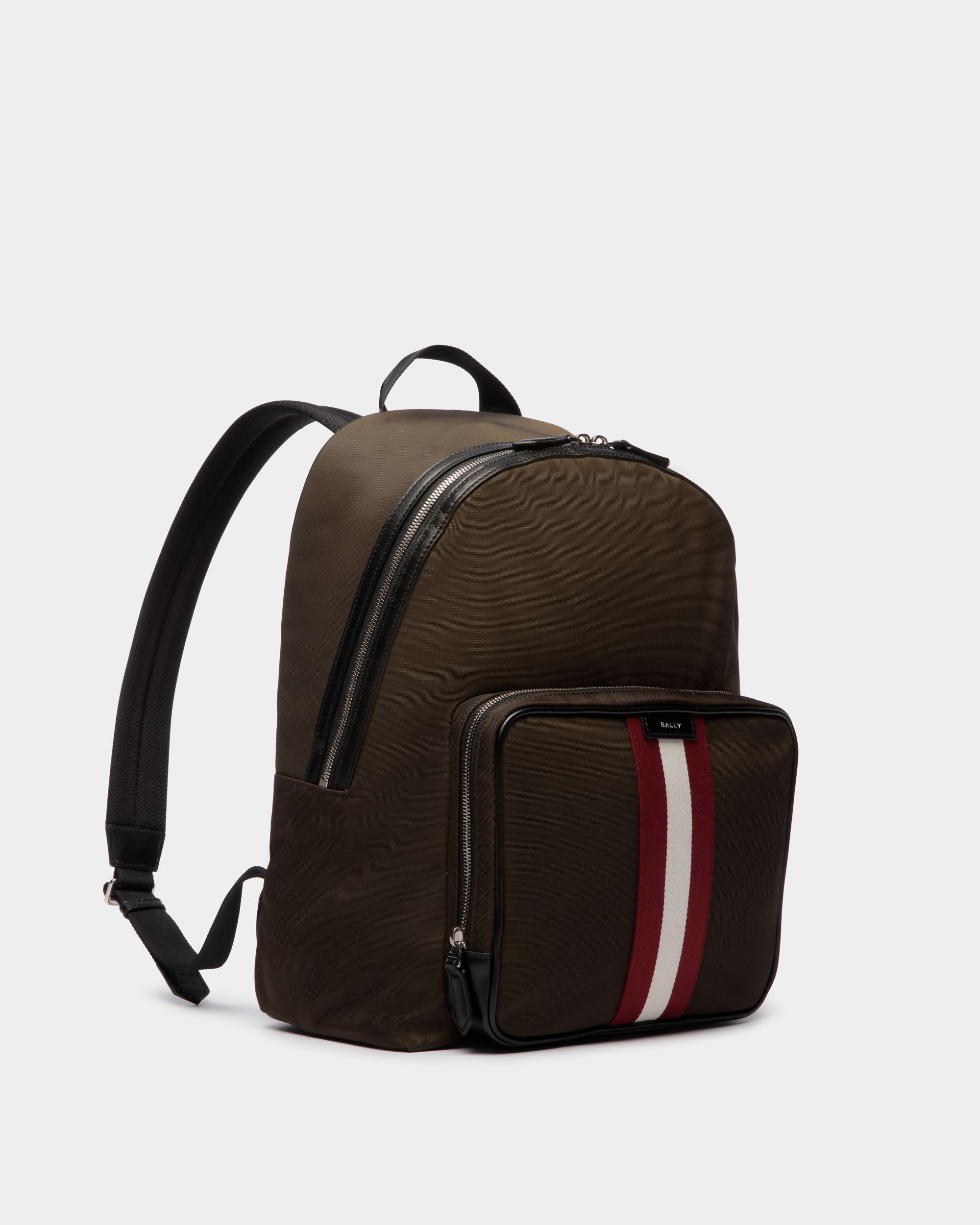 Code Rucksack Aus Nylon In Military Green - Herren - Bally - 03