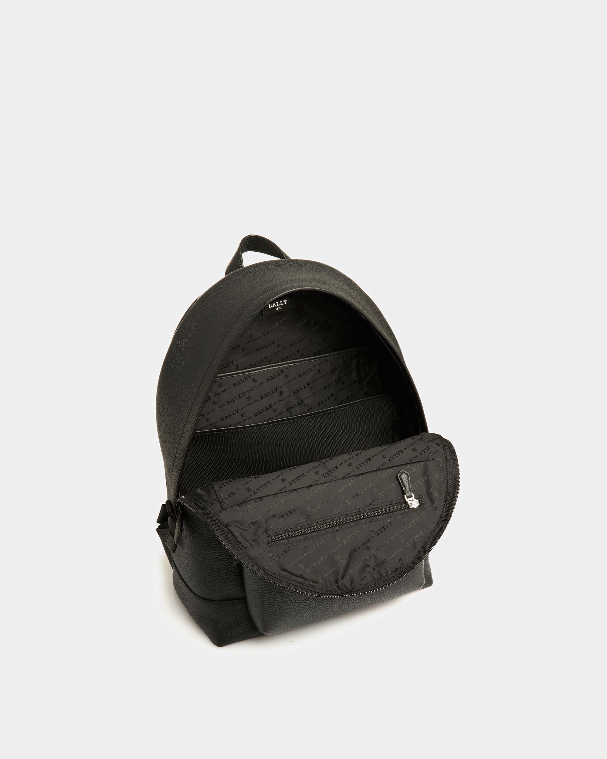Harper Lederrucksack In Schwarz - Herren - Bally - 02