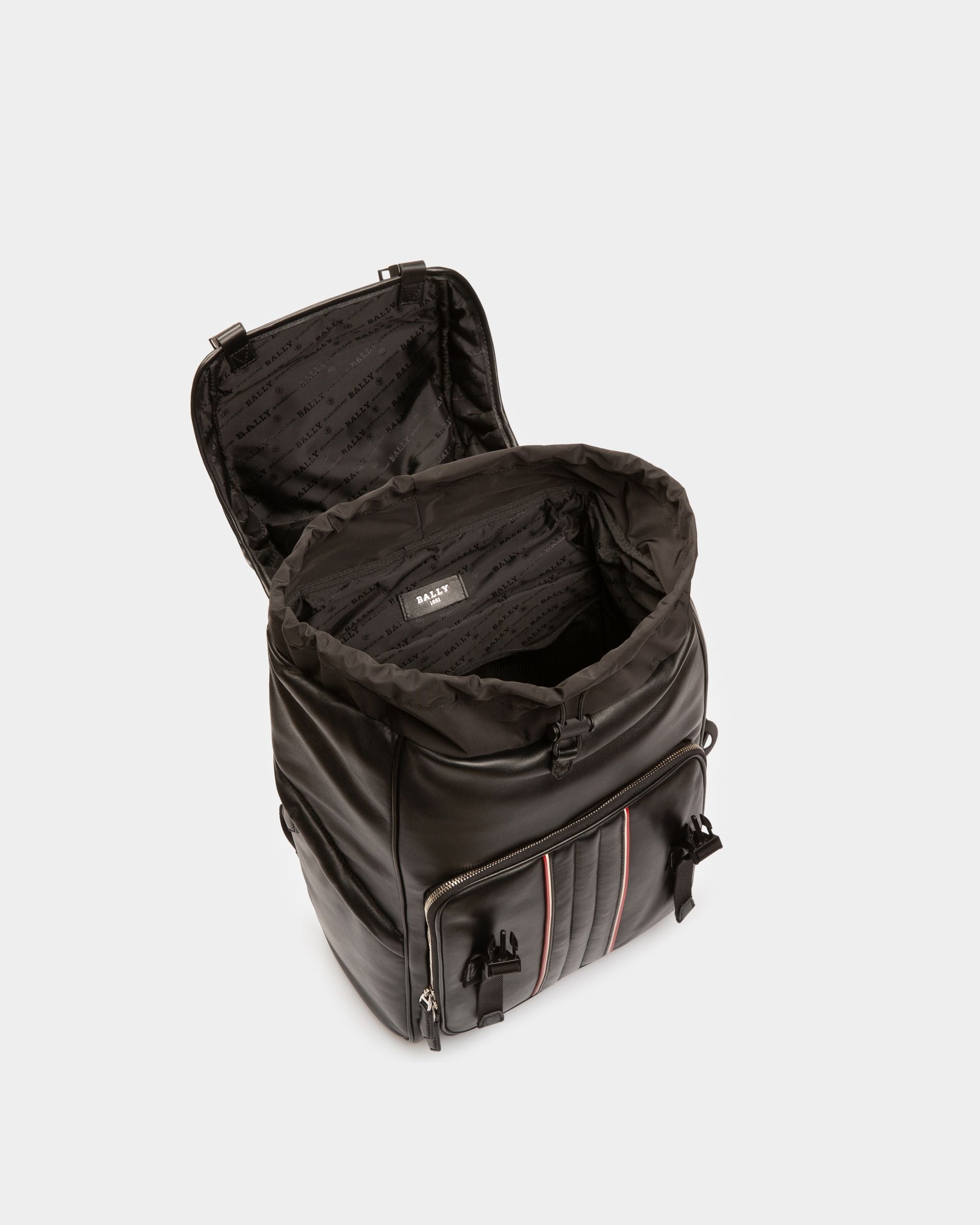 Athor Sac À Dos En Cuir Noir - Homme - Bally - 04