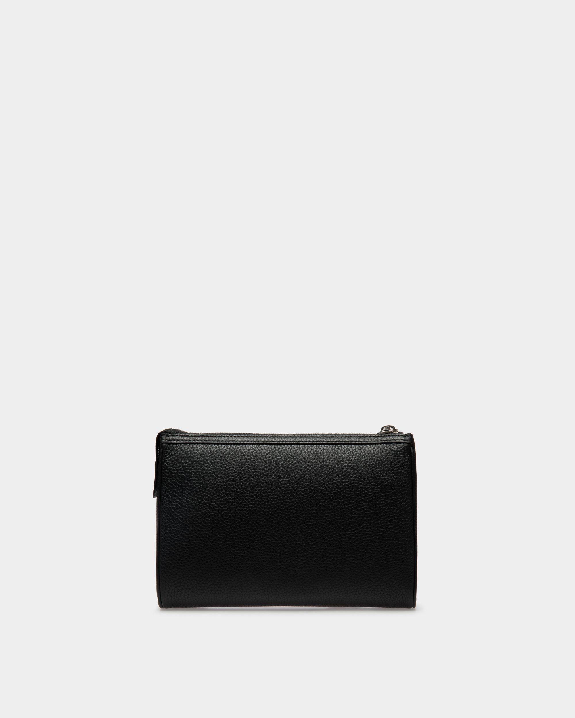 Bustina Code In Pelle Zigrinata Nera - Uomo - Bally - 03