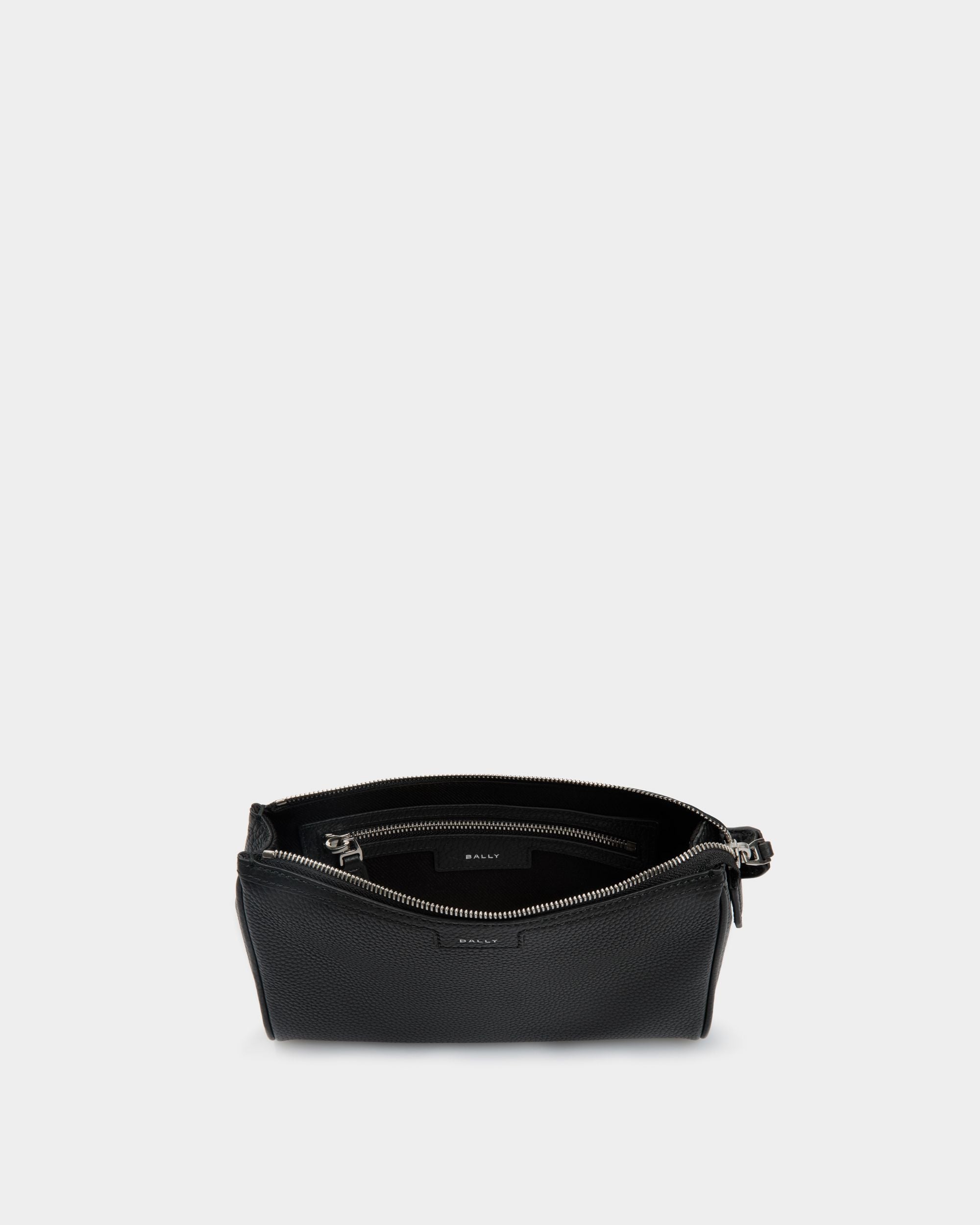 Bustina Code In Pelle Zigrinata Nera - Uomo - Bally - 05