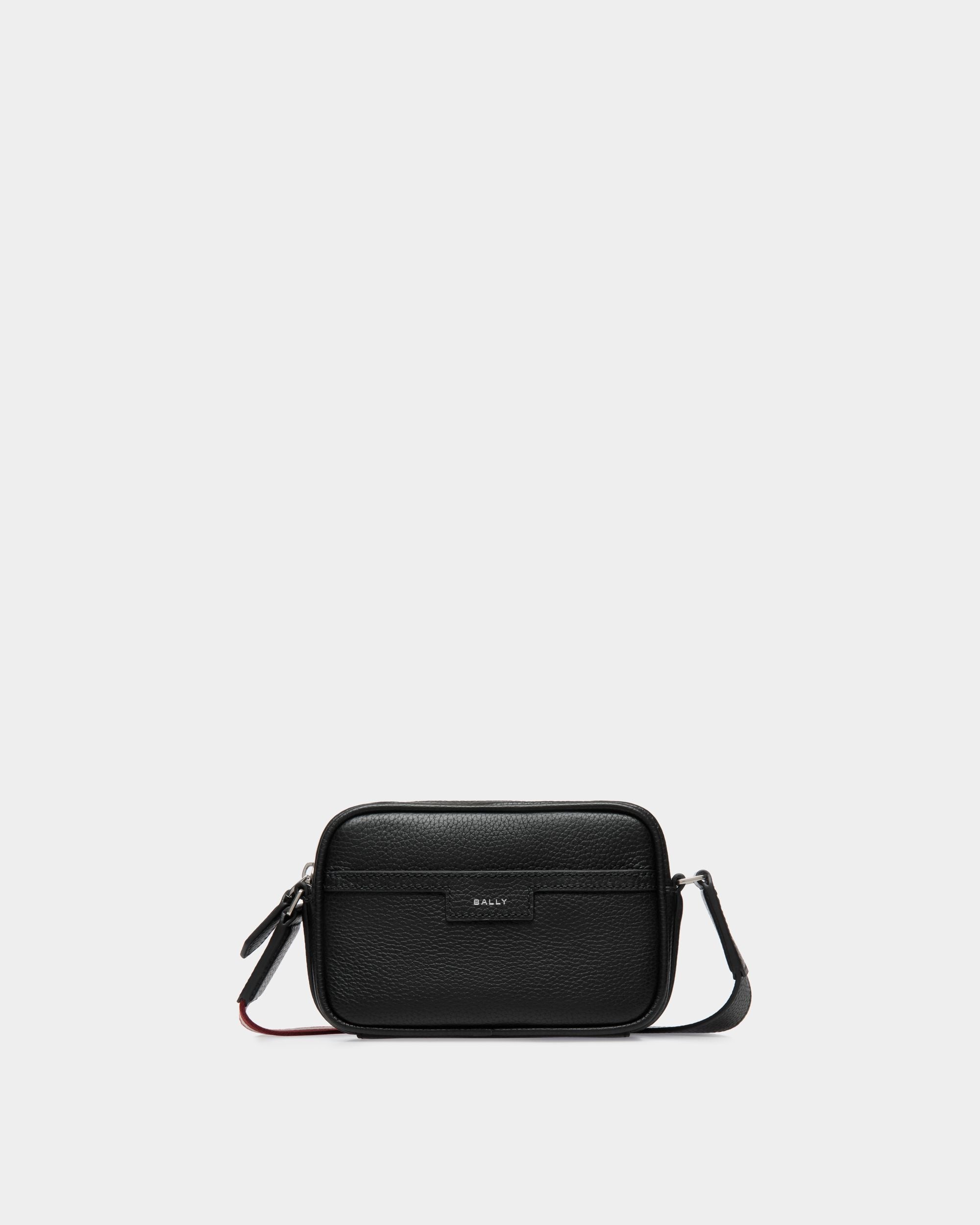 Minisac À Bandoulière Code En Cuir Noir - Homme - Bally - 01