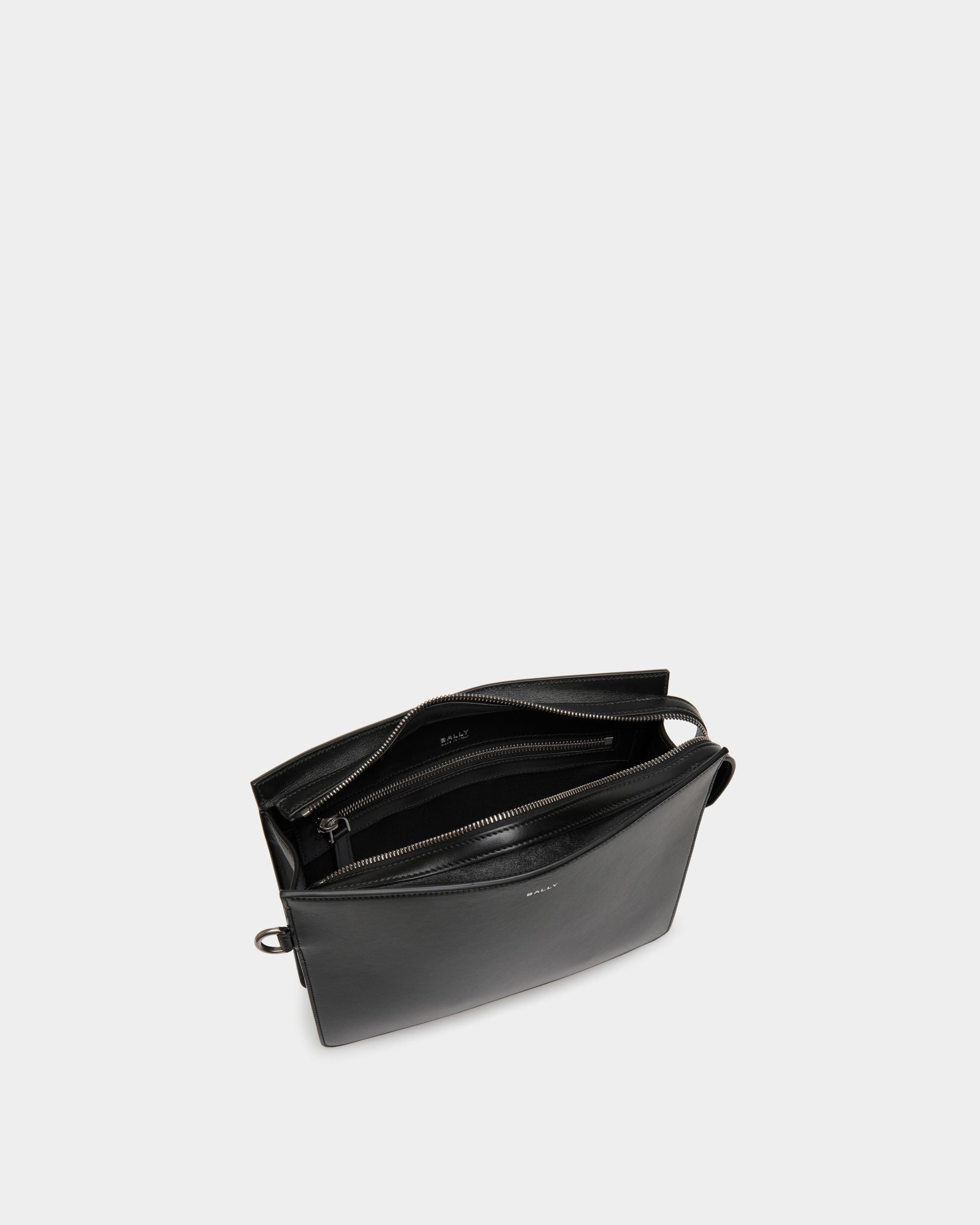 Pochette Deco En Cuir Noir - Homme - Bally - 04