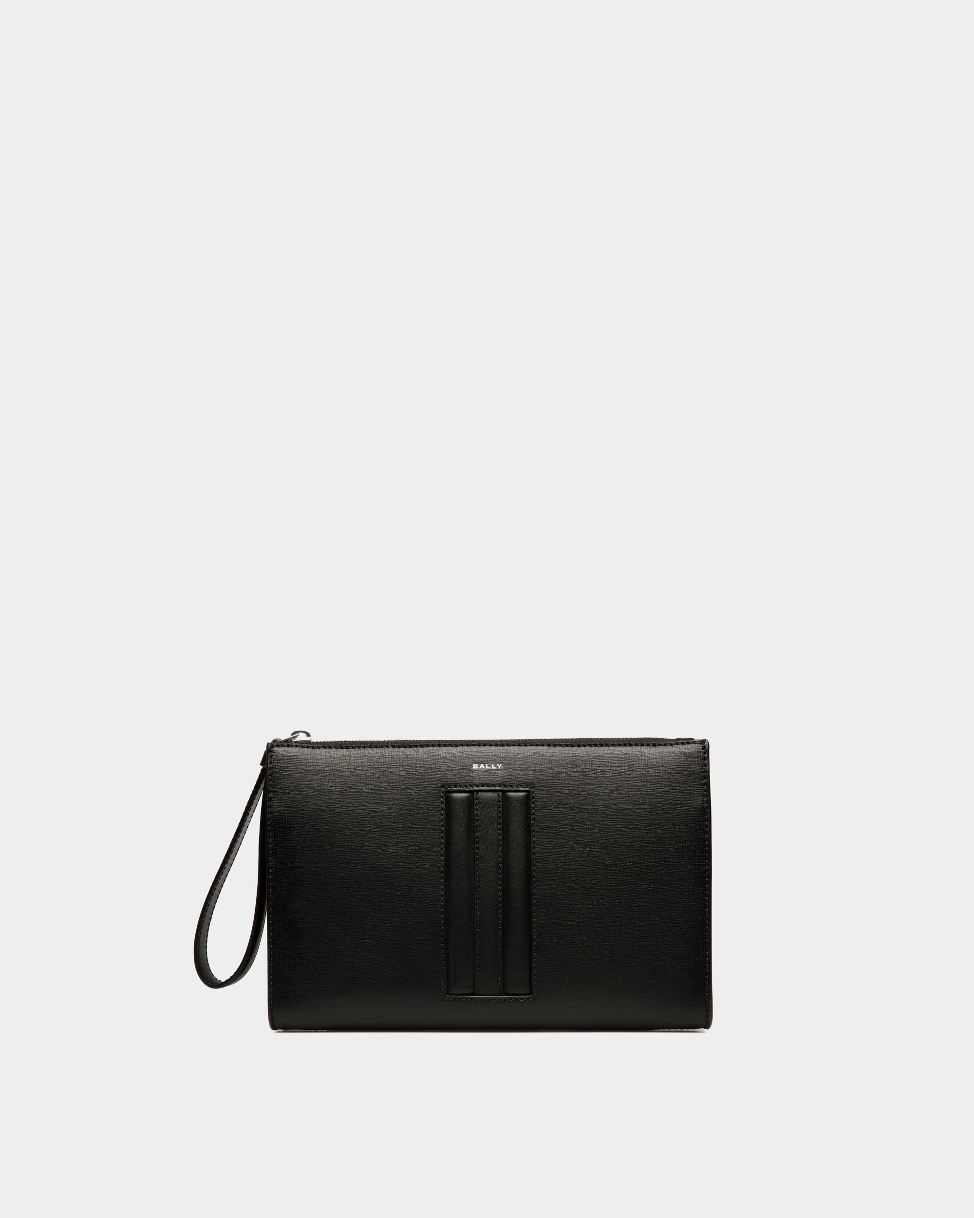 Mythos Pochette Aus Recyceltem Leder In Schwarz - Herren - Bally - 01