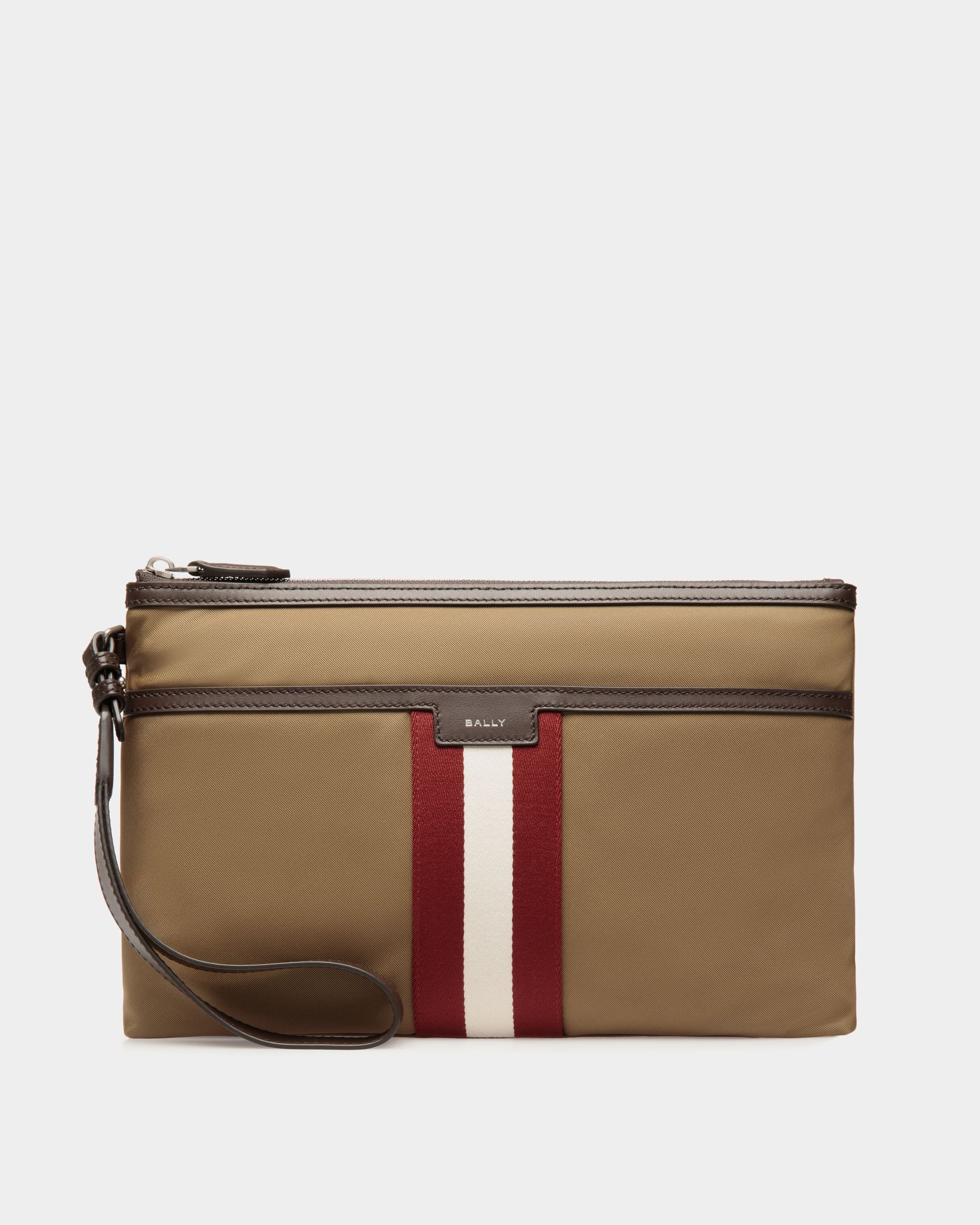 Code Pochette Aus Nylon In Camel - Homme - Bally - 01