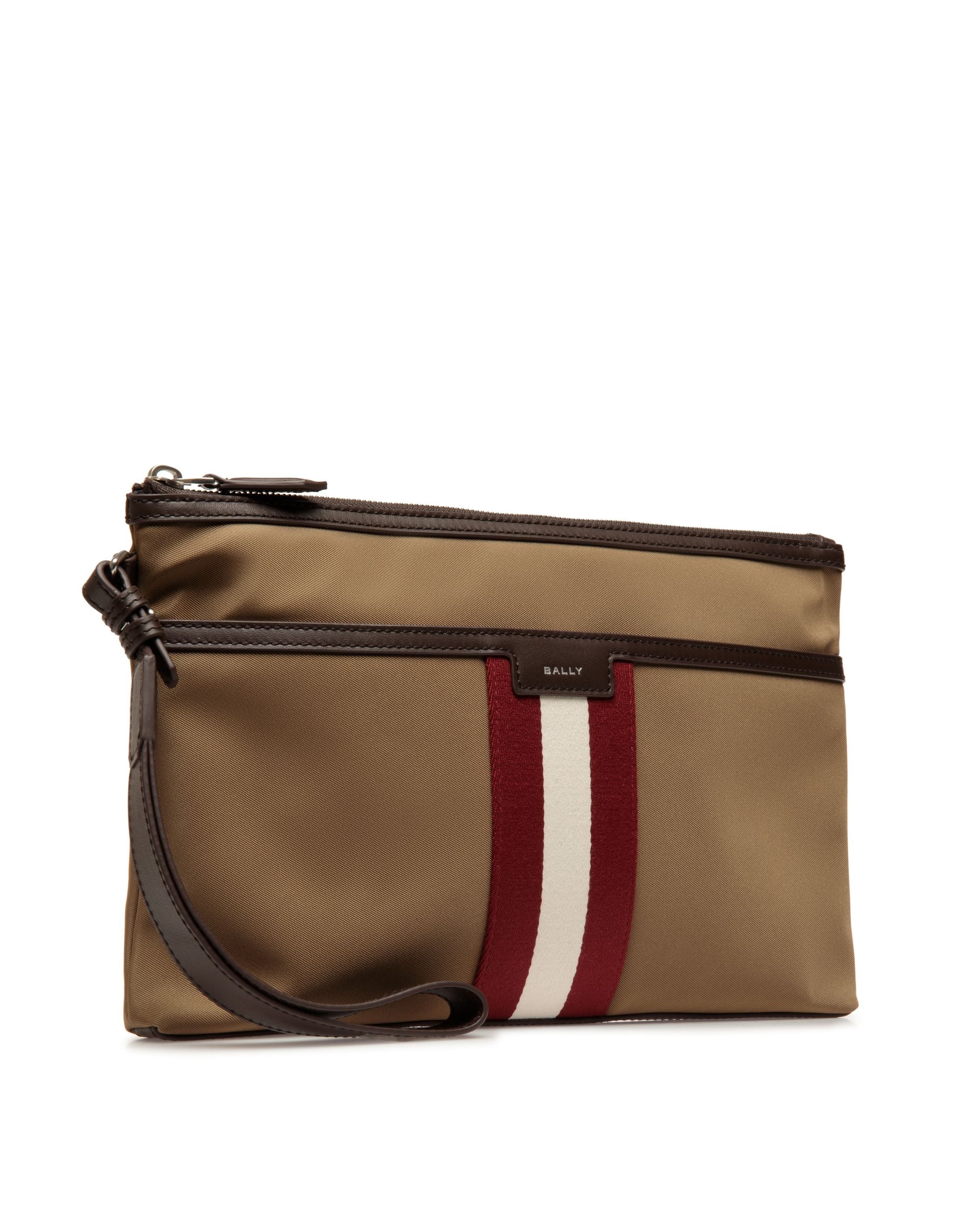 Code Pochette Aus Nylon In Camel - Homme - Bally - 04