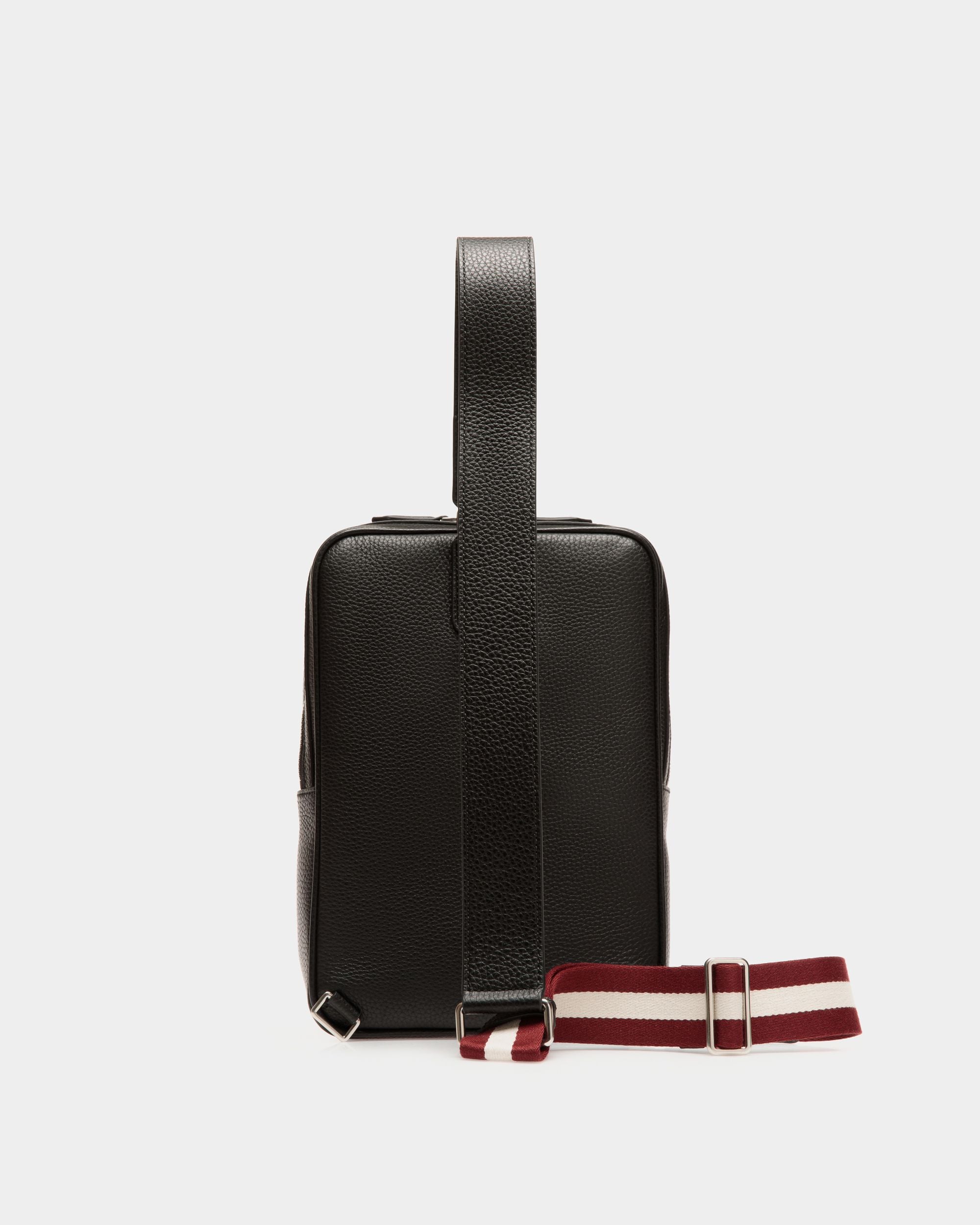 Code Slingbag in Black Leather - Men's - Bally - 02
