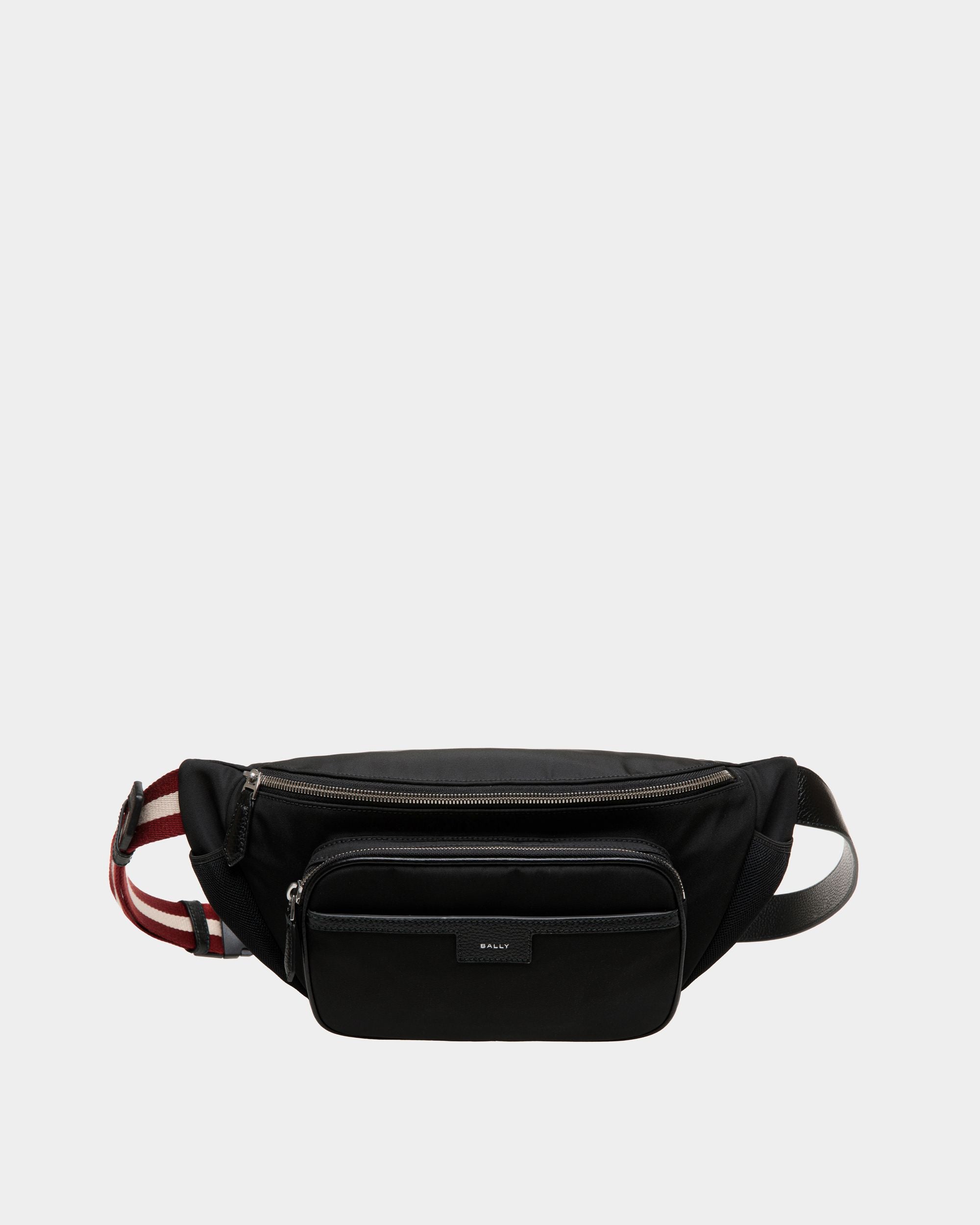 Sac Banane Code En Nylon Noir - Homme - Bally - 01