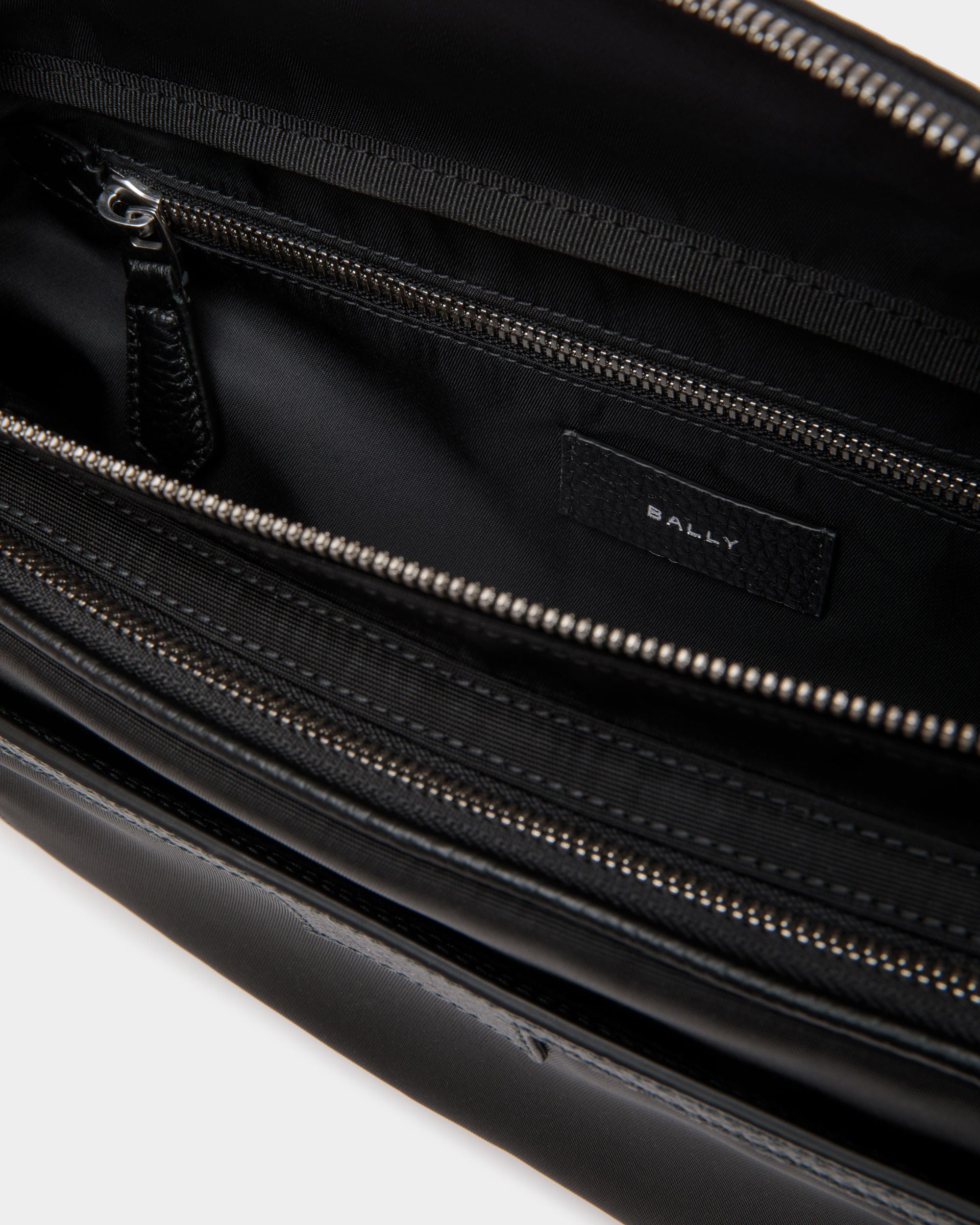 Sac Banane Code En Nylon Noir - Homme - Bally - 03