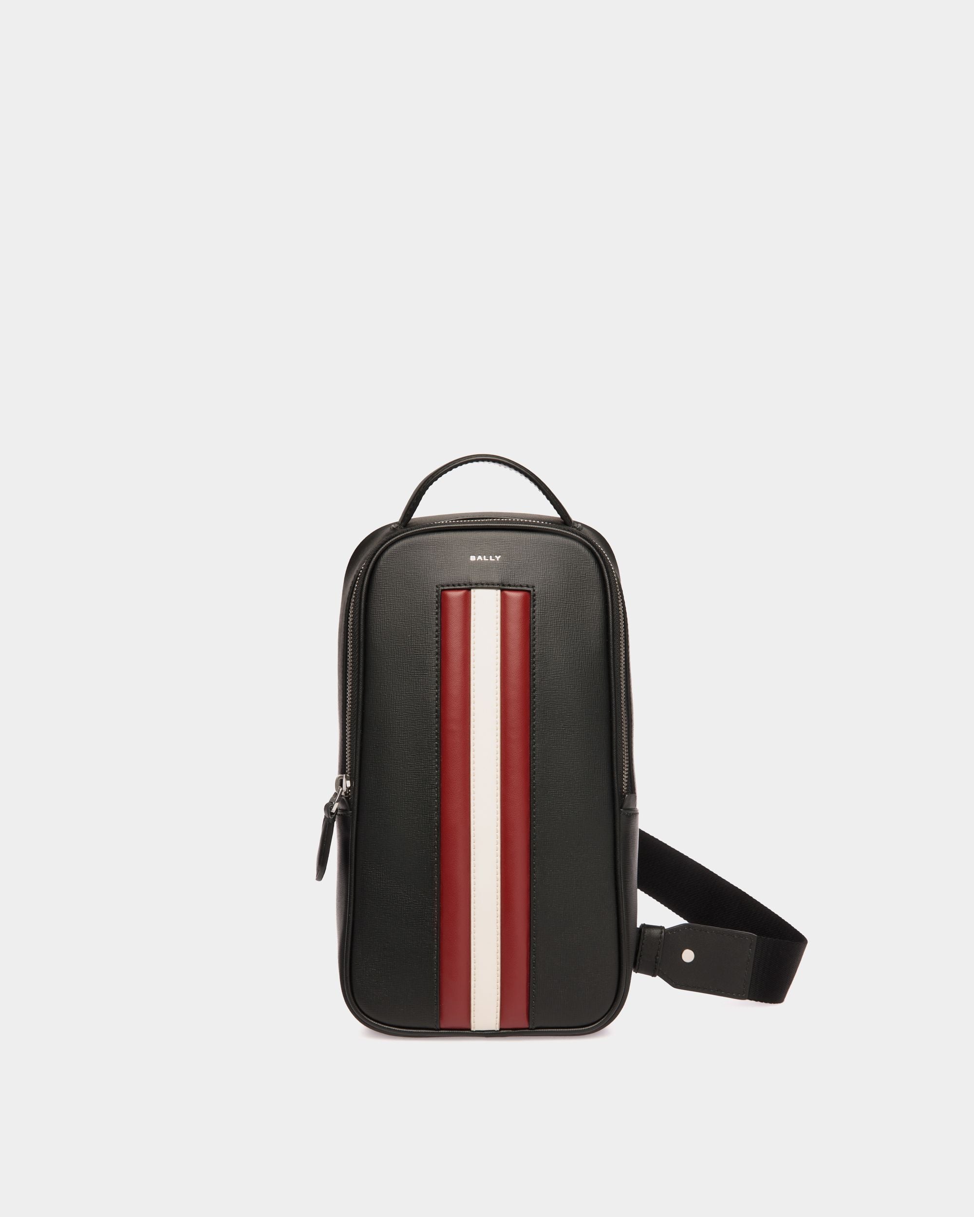 Sling Bag Mythos In Pelle Riciclata Nera - Uomo - Bally - 01
