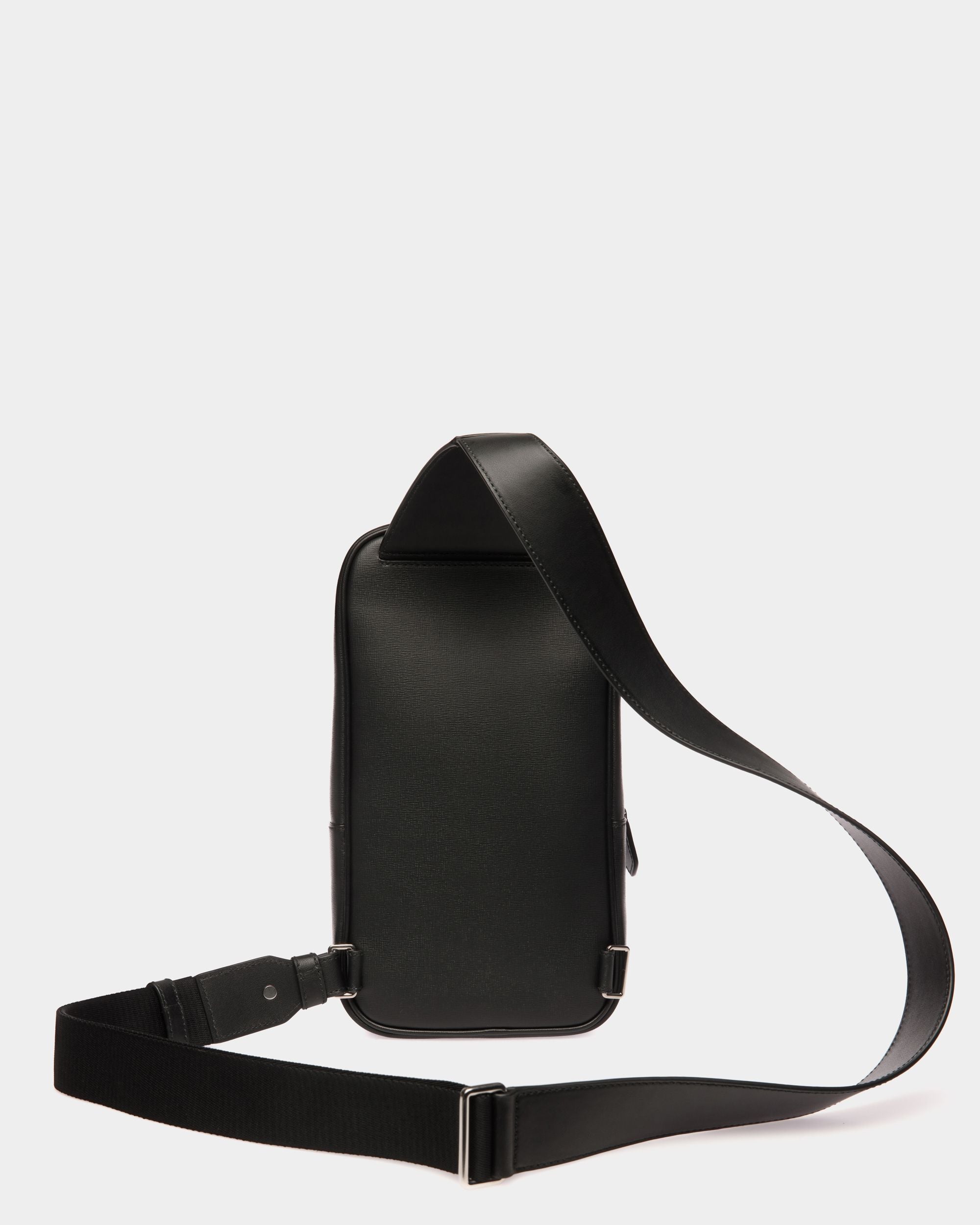 Sling Bag Mythos In Pelle Riciclata Nera - Uomo - Bally - 02