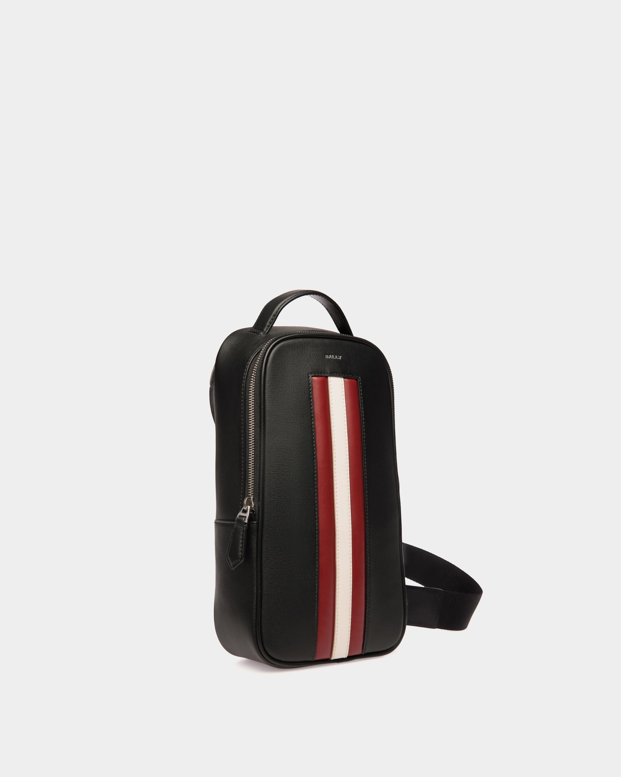 Sling Bag Mythos In Pelle Riciclata Nera - Uomo - Bally - 03